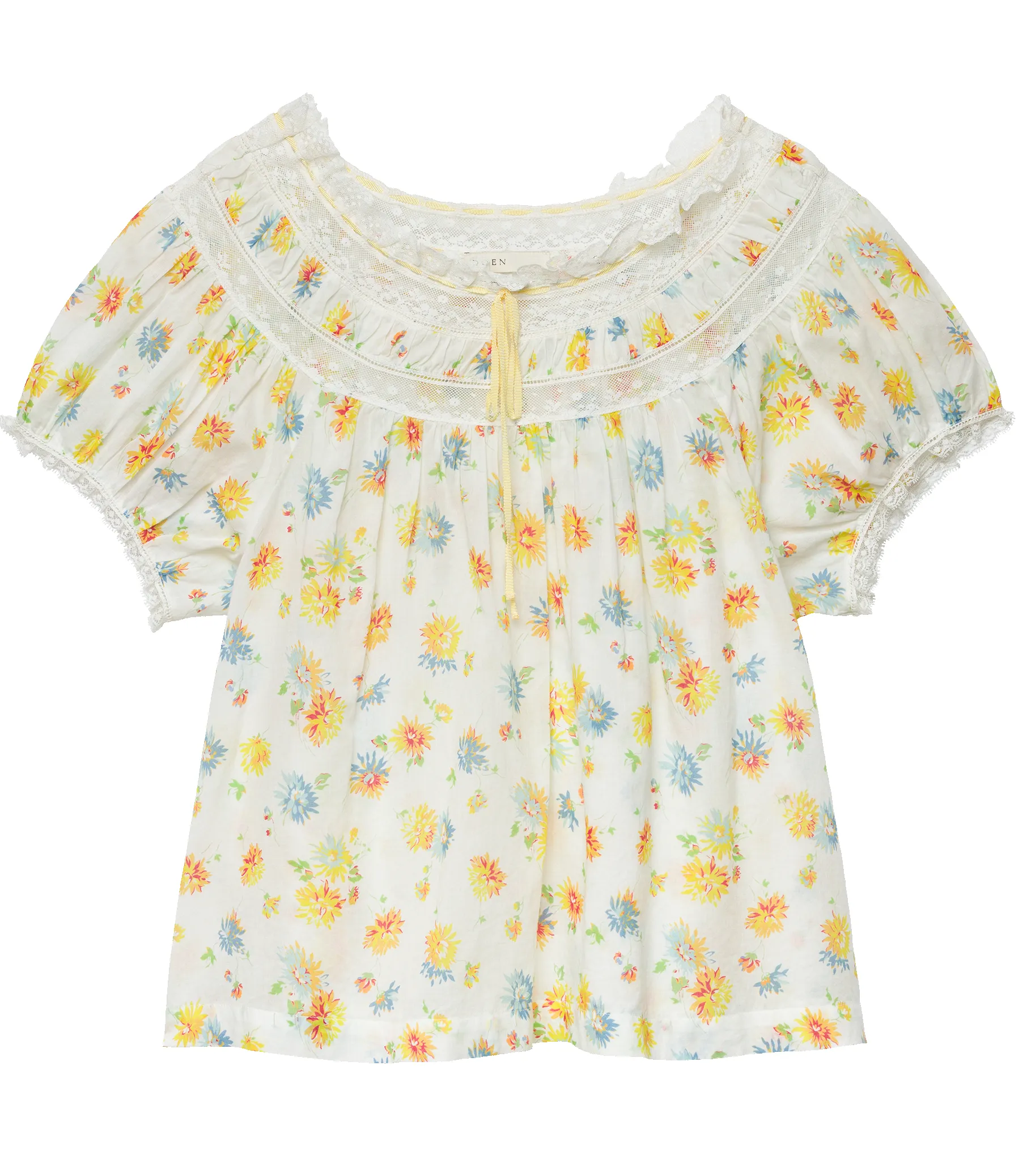 EMILE TOP -- DAHLIA FLORAL sold by Doen product image thumbnail 5