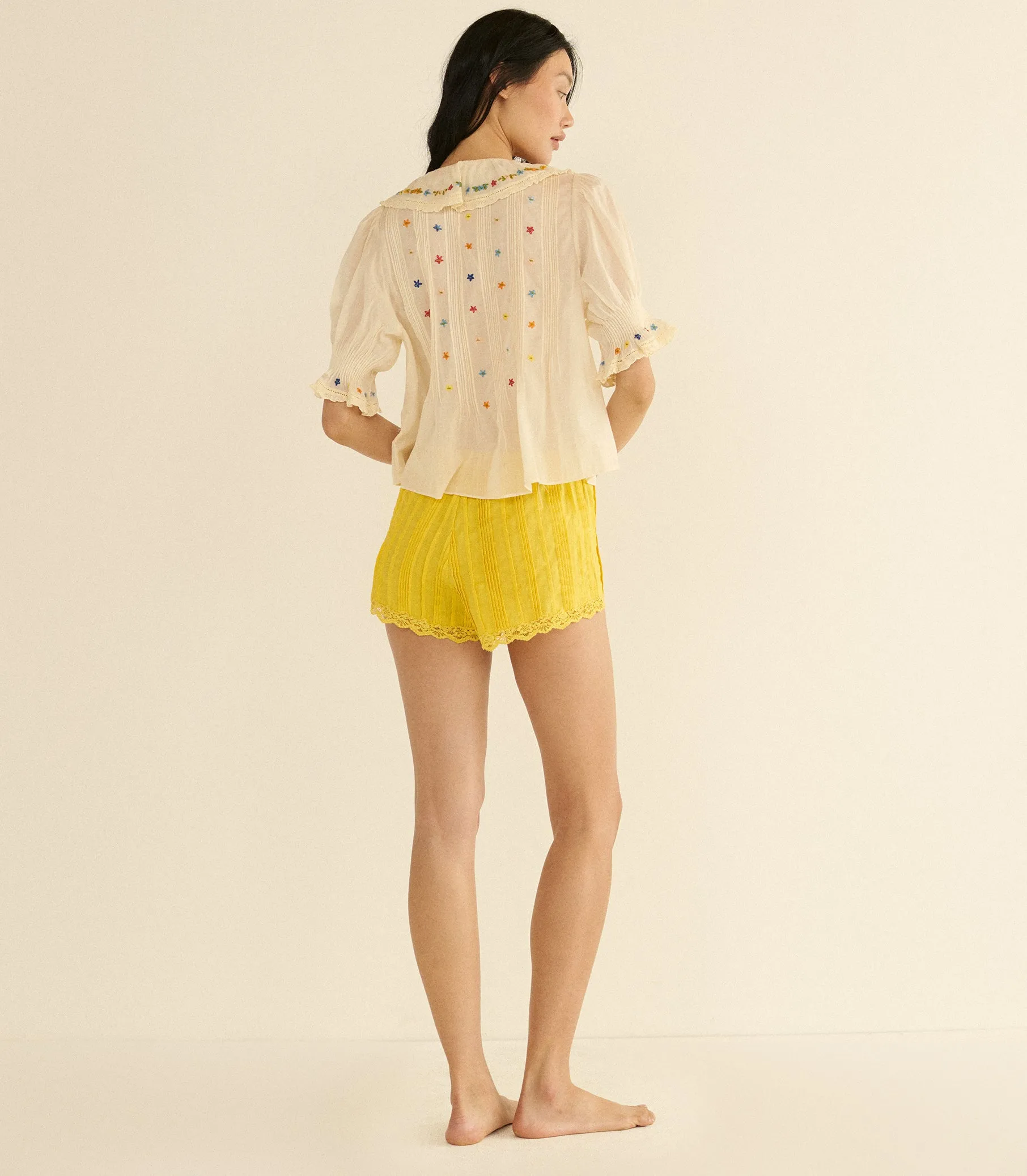 LEDA SHORT -- LEMON ZEST sold by Doen product image thumbnail 4