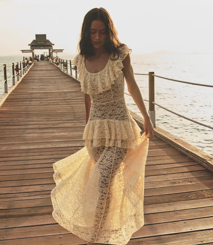 COSTINE DRESS -- VANILLA made by Doen