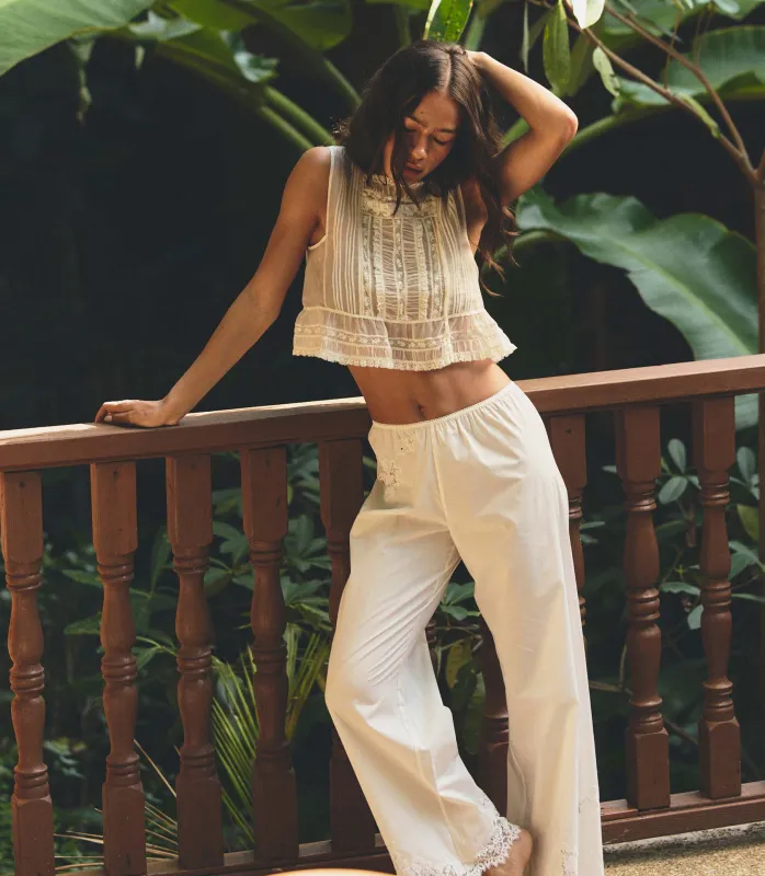 LAVONA PANT -- SALT made by Doen