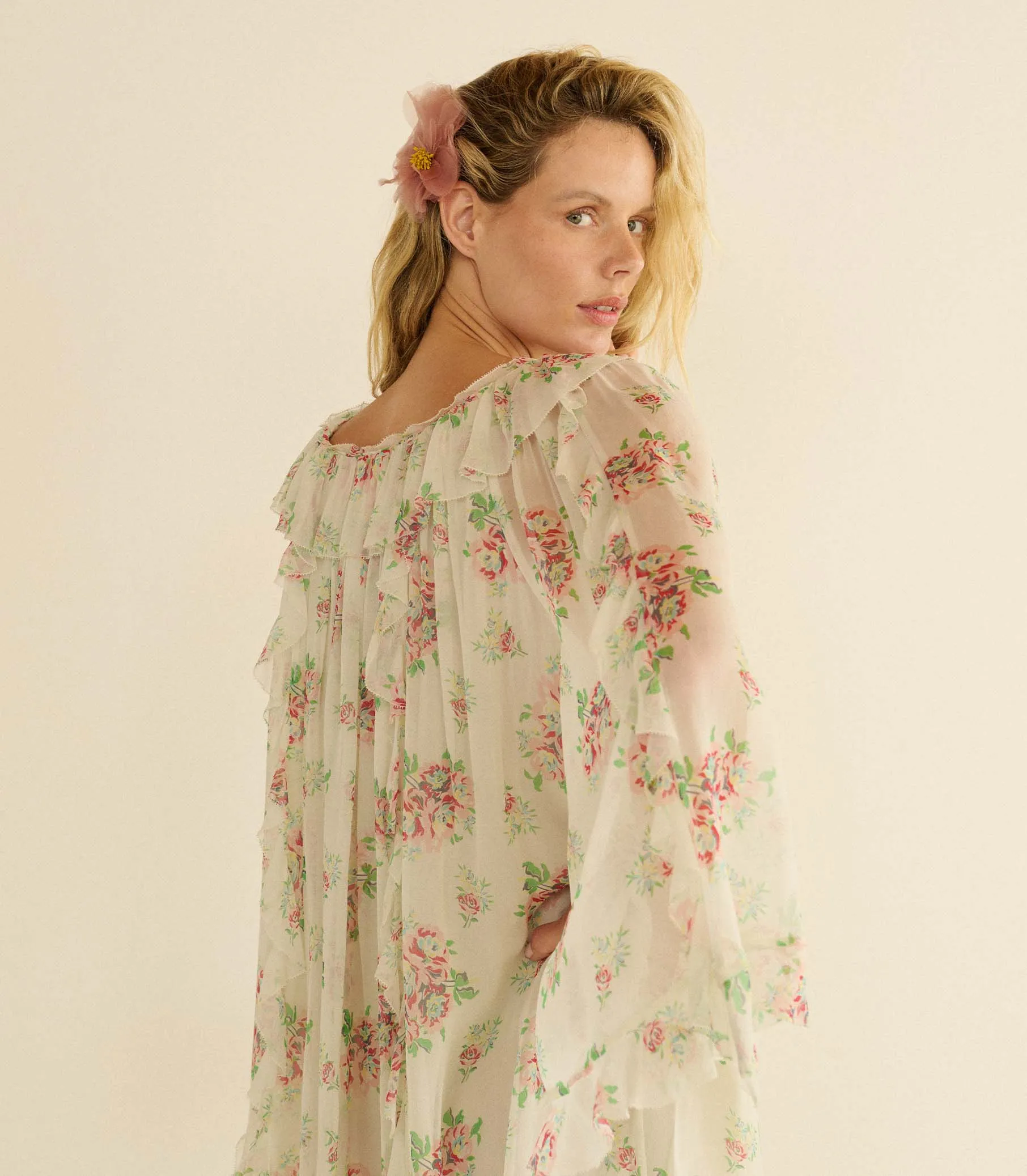 DANI BARRETTE -- APRICOT ORGANZA sold by Doen product image thumbnail 2