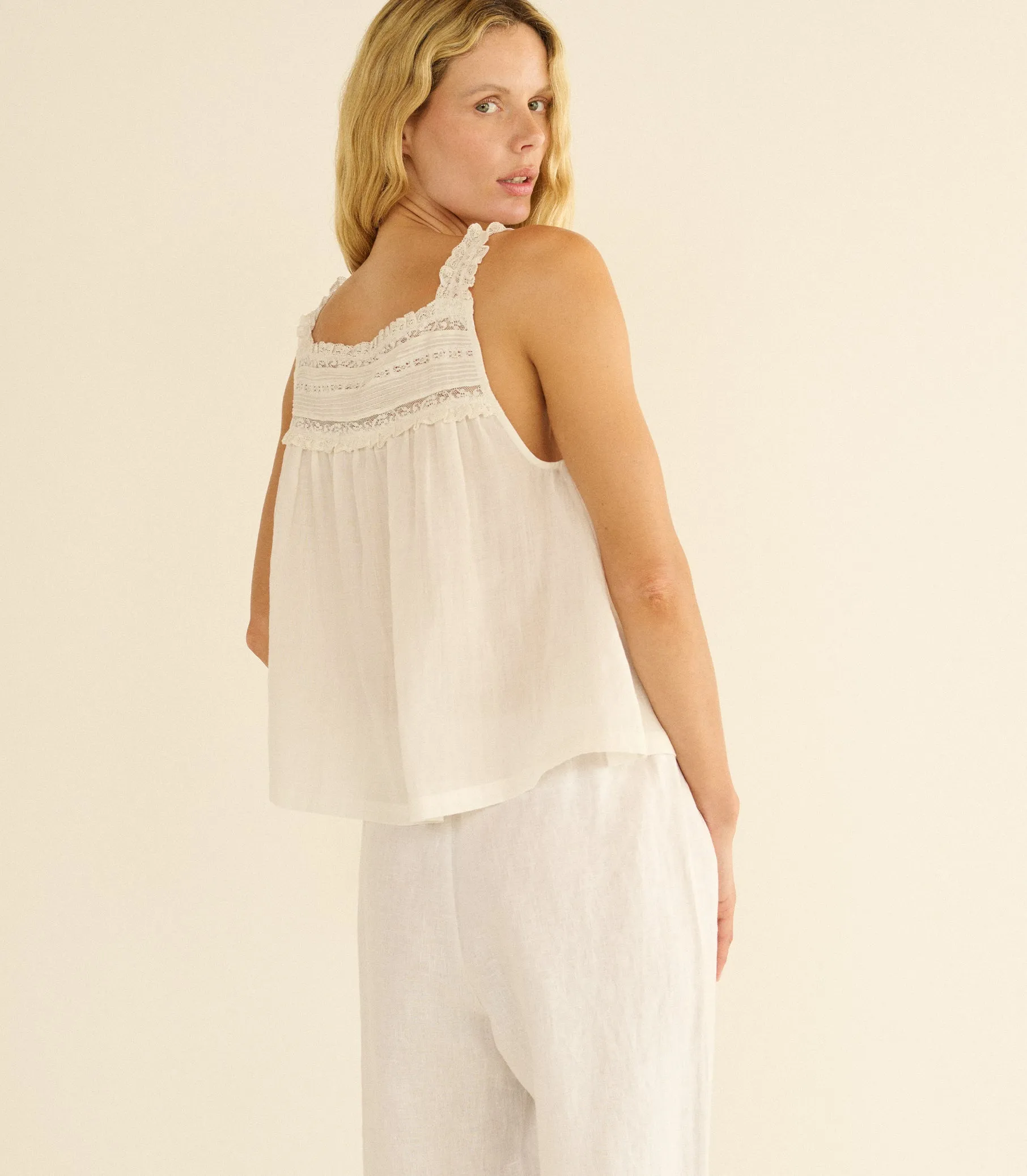 BENITA TOP -- SALT sold by Doen product image thumbnail 3