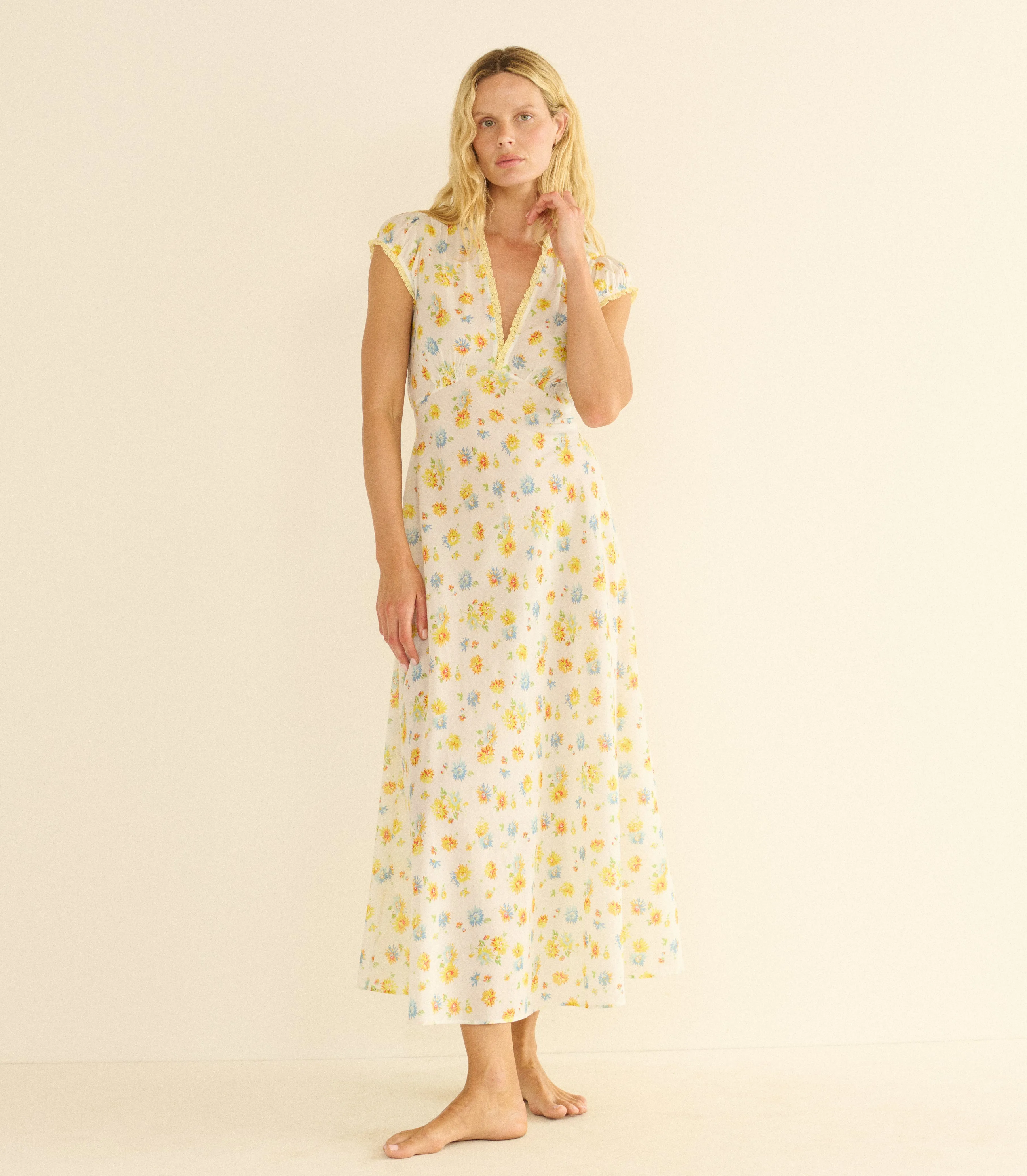 HELIA DRESS -- DAHLIA FLORAL sold by Doen product image thumbnail 2