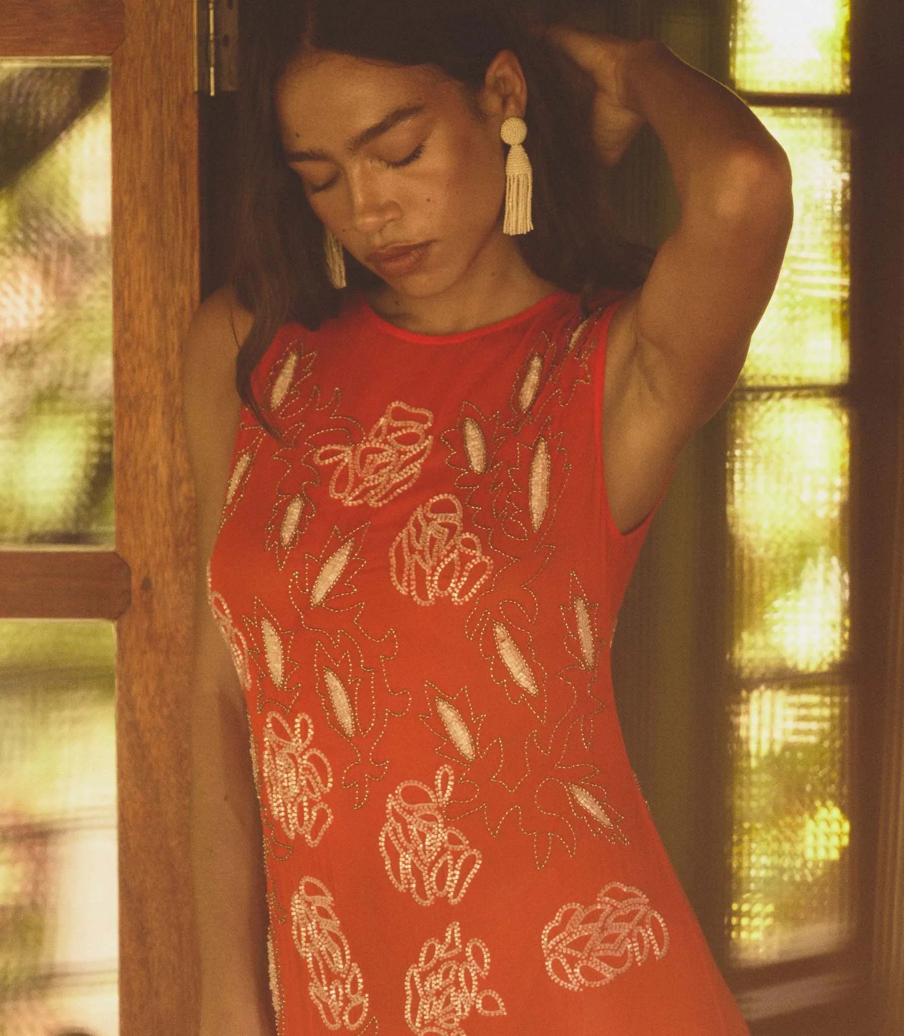 CHANDRA DRESS -- ORANGE CITRINE sold by Doen product image thumbnail 4