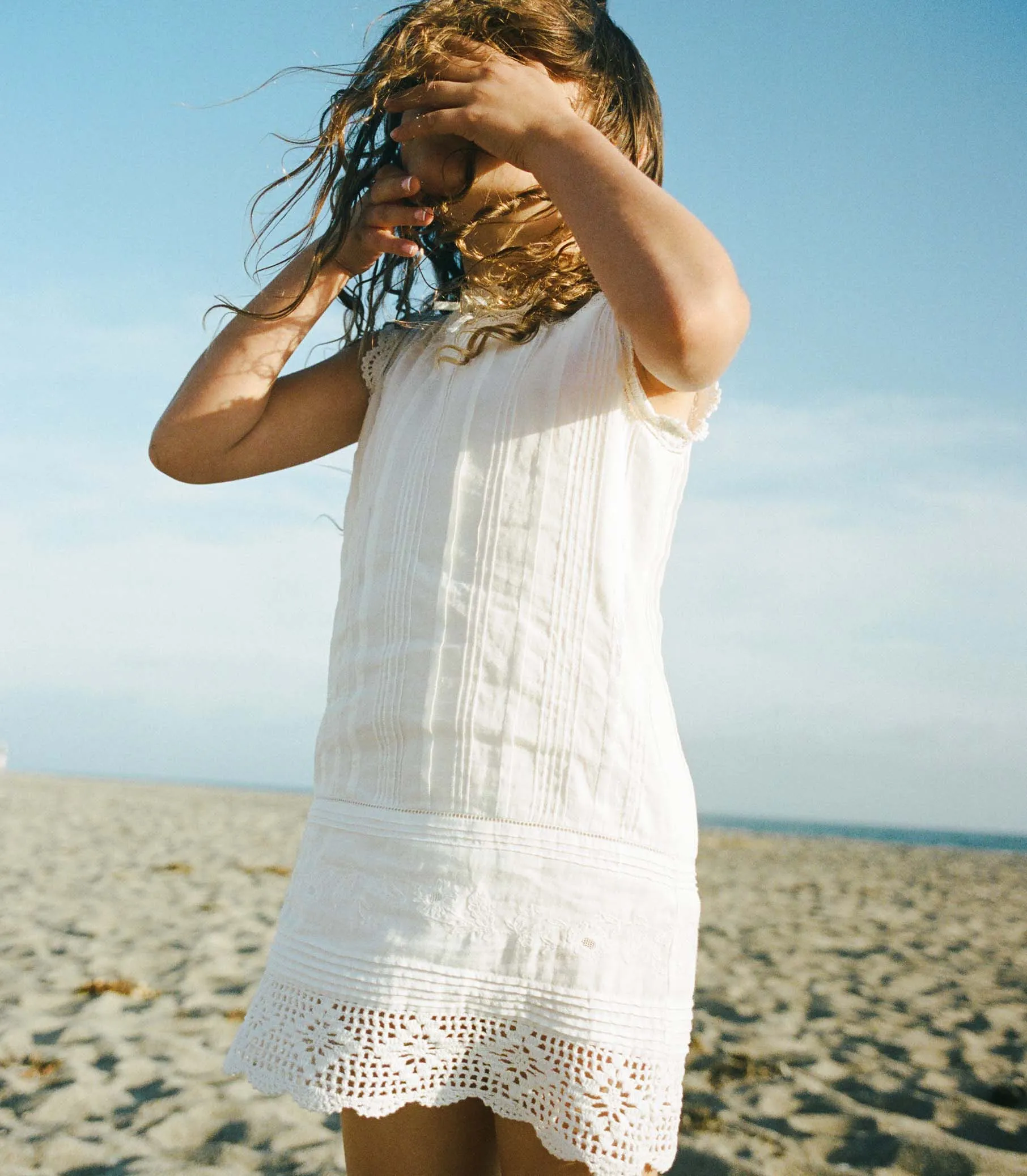 LITTLE HILDE DRESS -- SALT sold by Doen product image thumbnail 3
