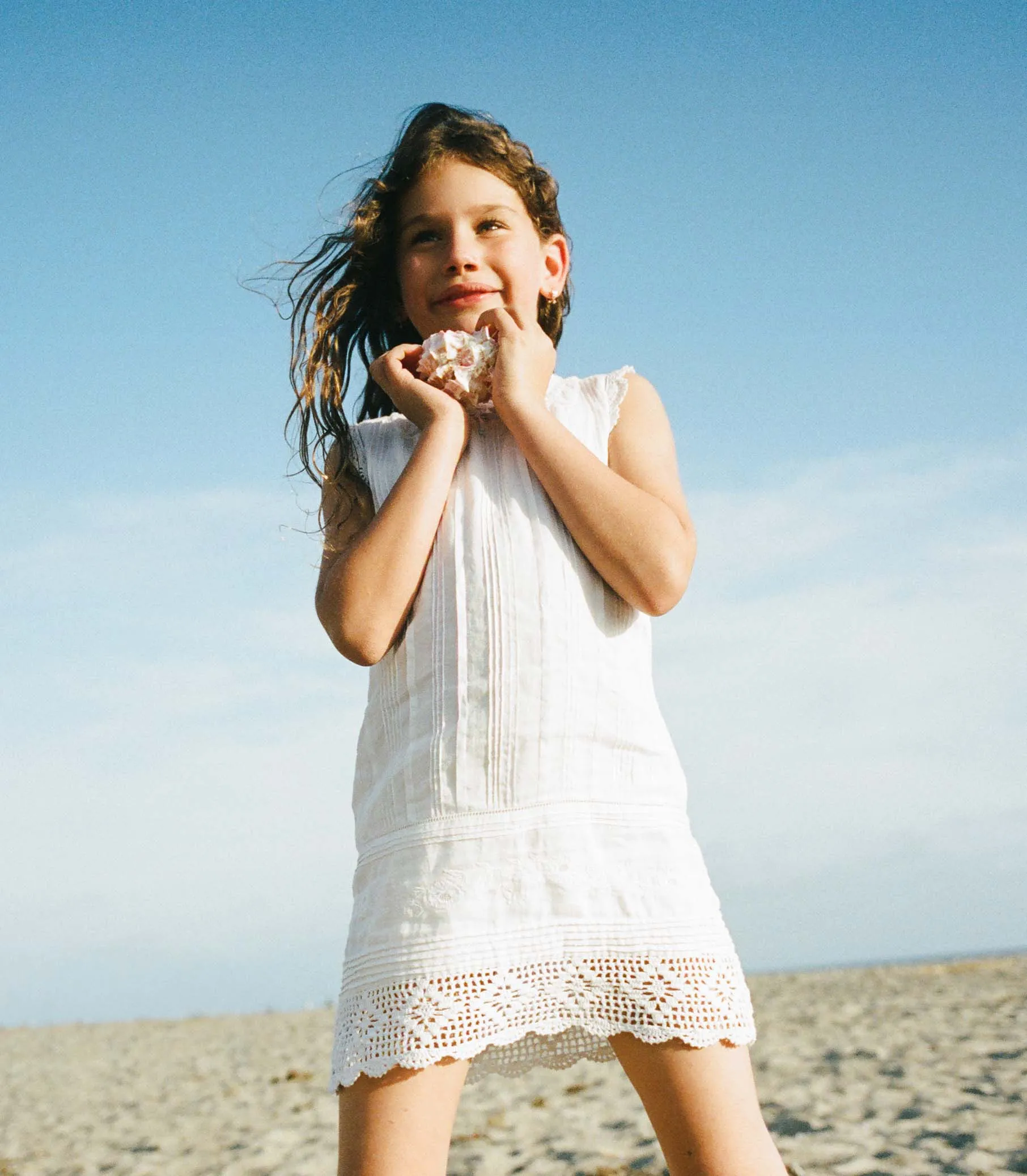 LITTLE HILDE DRESS -- SALT sold by Doen