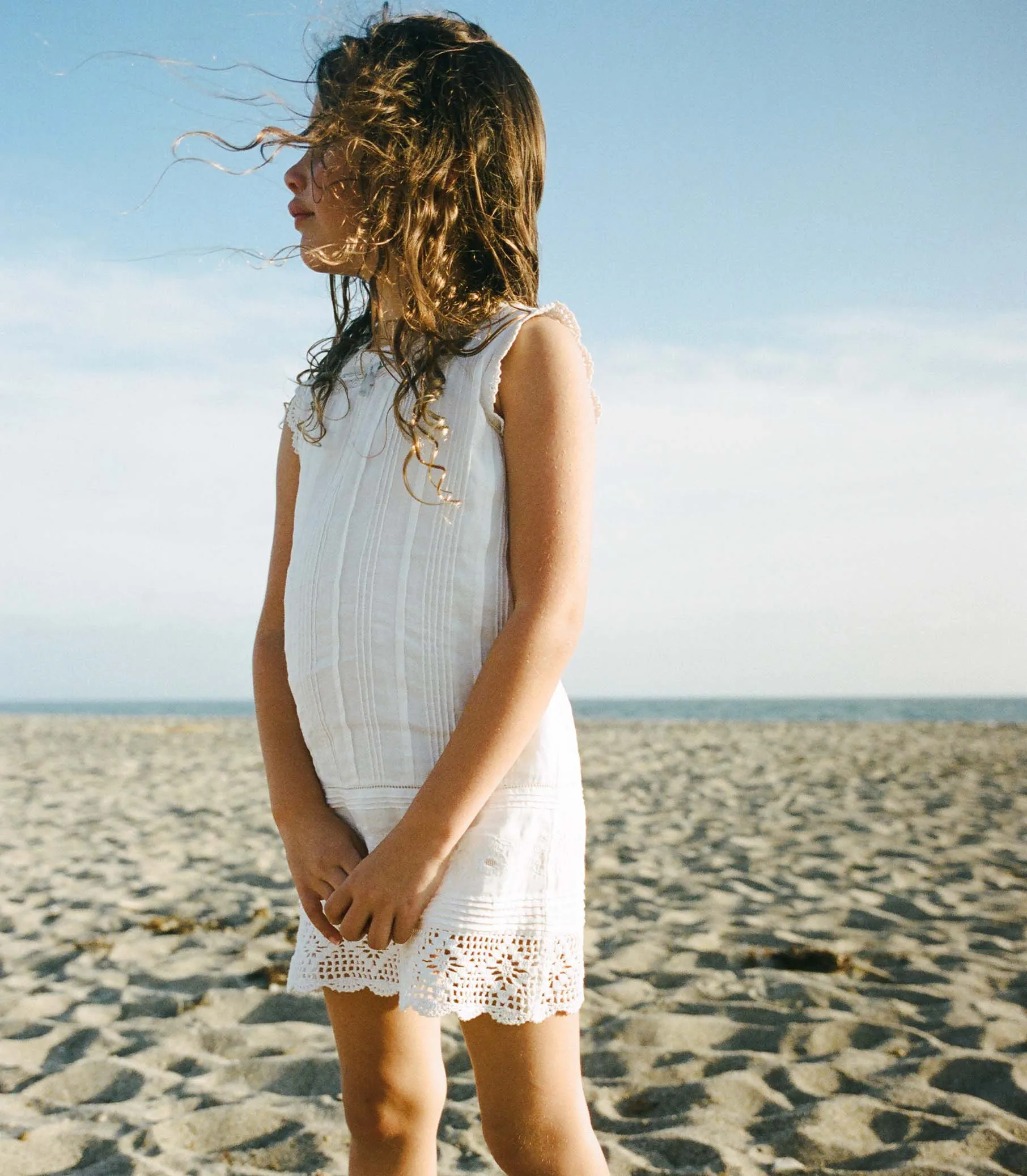 LITTLE HILDE DRESS -- SALT sold by Doen product image thumbnail 4