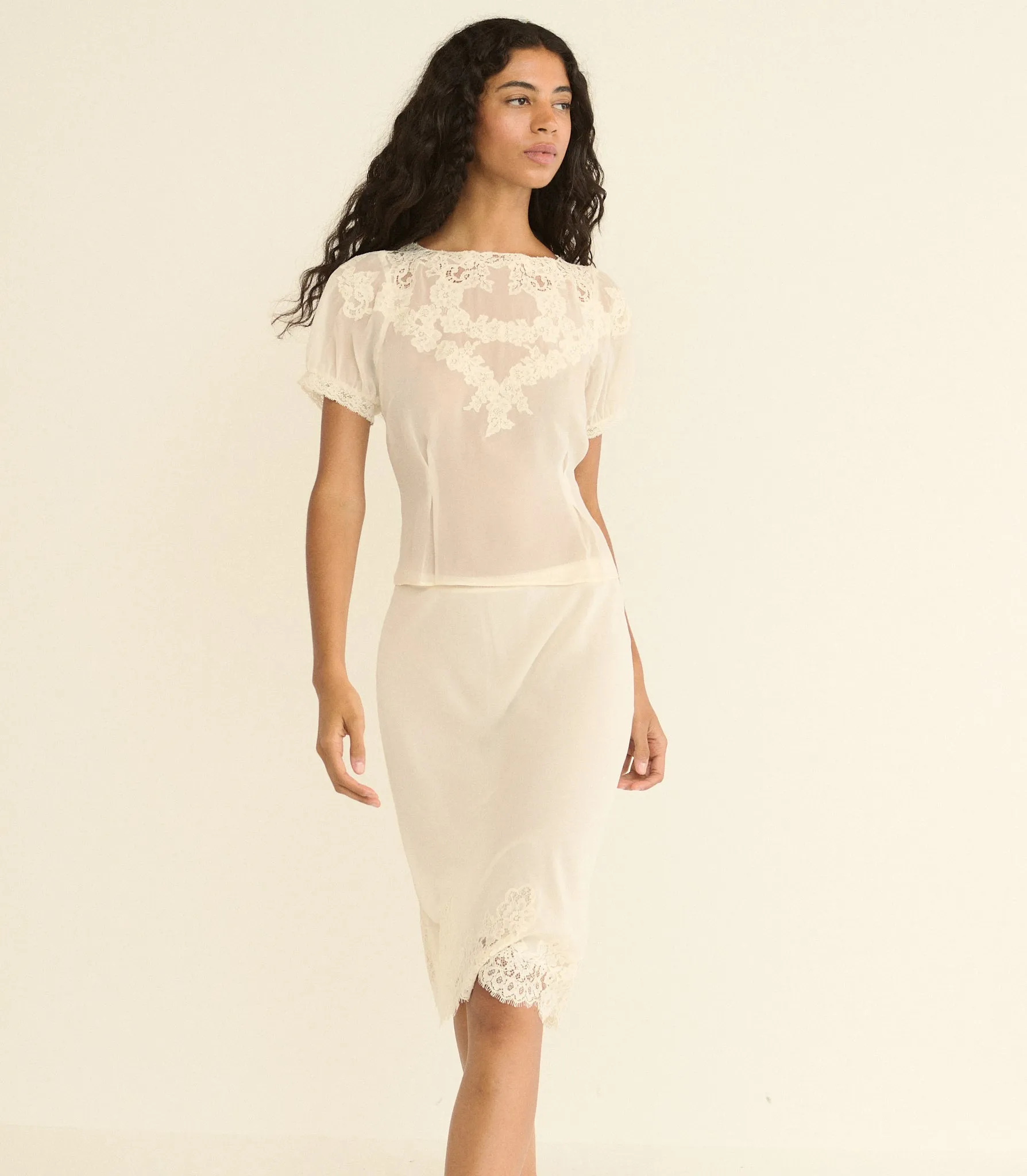 BEATRICE TOP -- SEA SALT sold by Doen product image thumbnail 3
