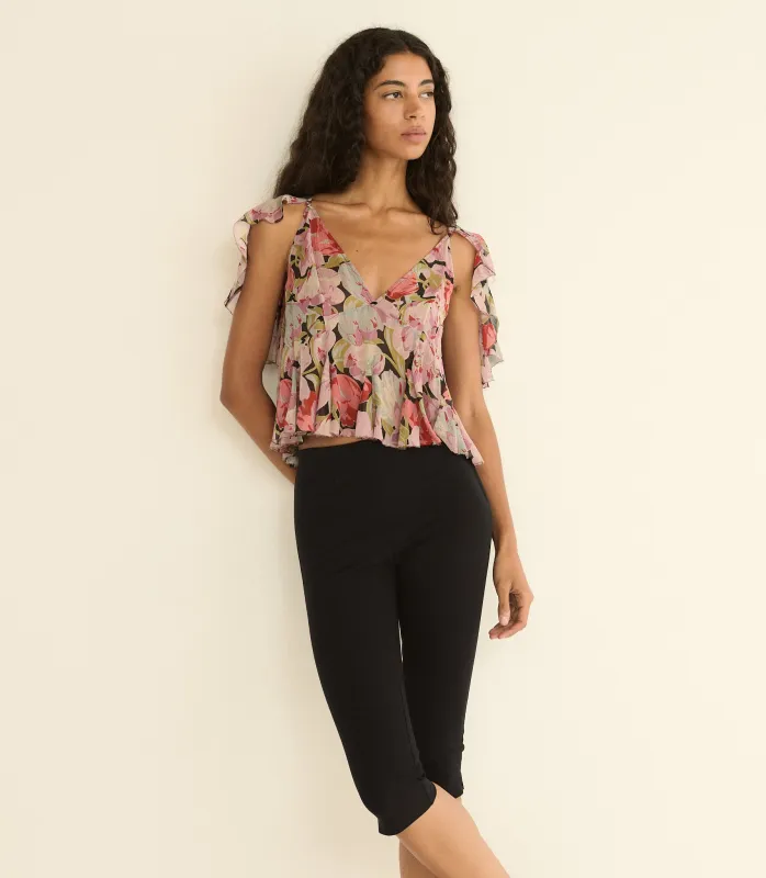 LIVANNE TOP -- VALLEE DES TULIPES made by Doen