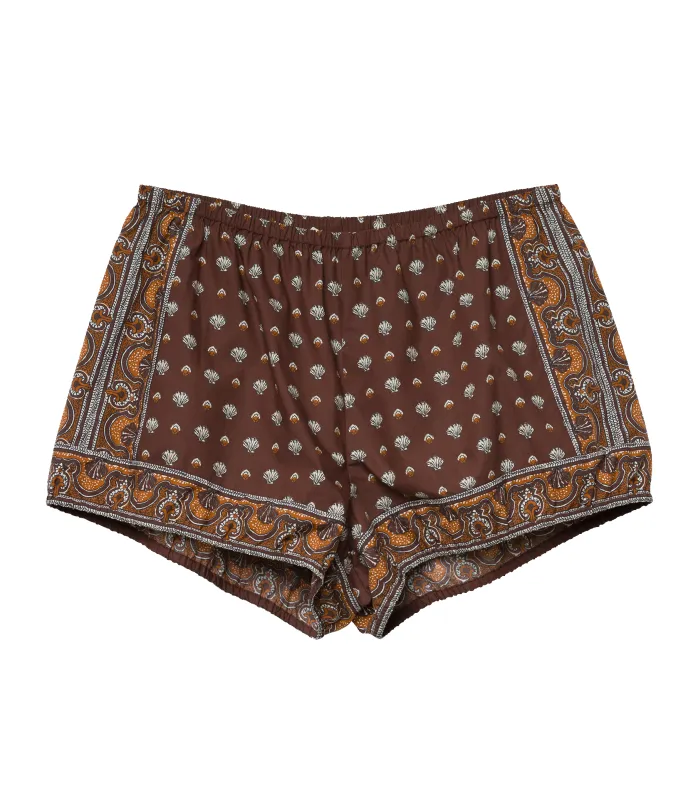 VIENNA SHORT -- TERRE FOULARD DE LA MER made by Doen