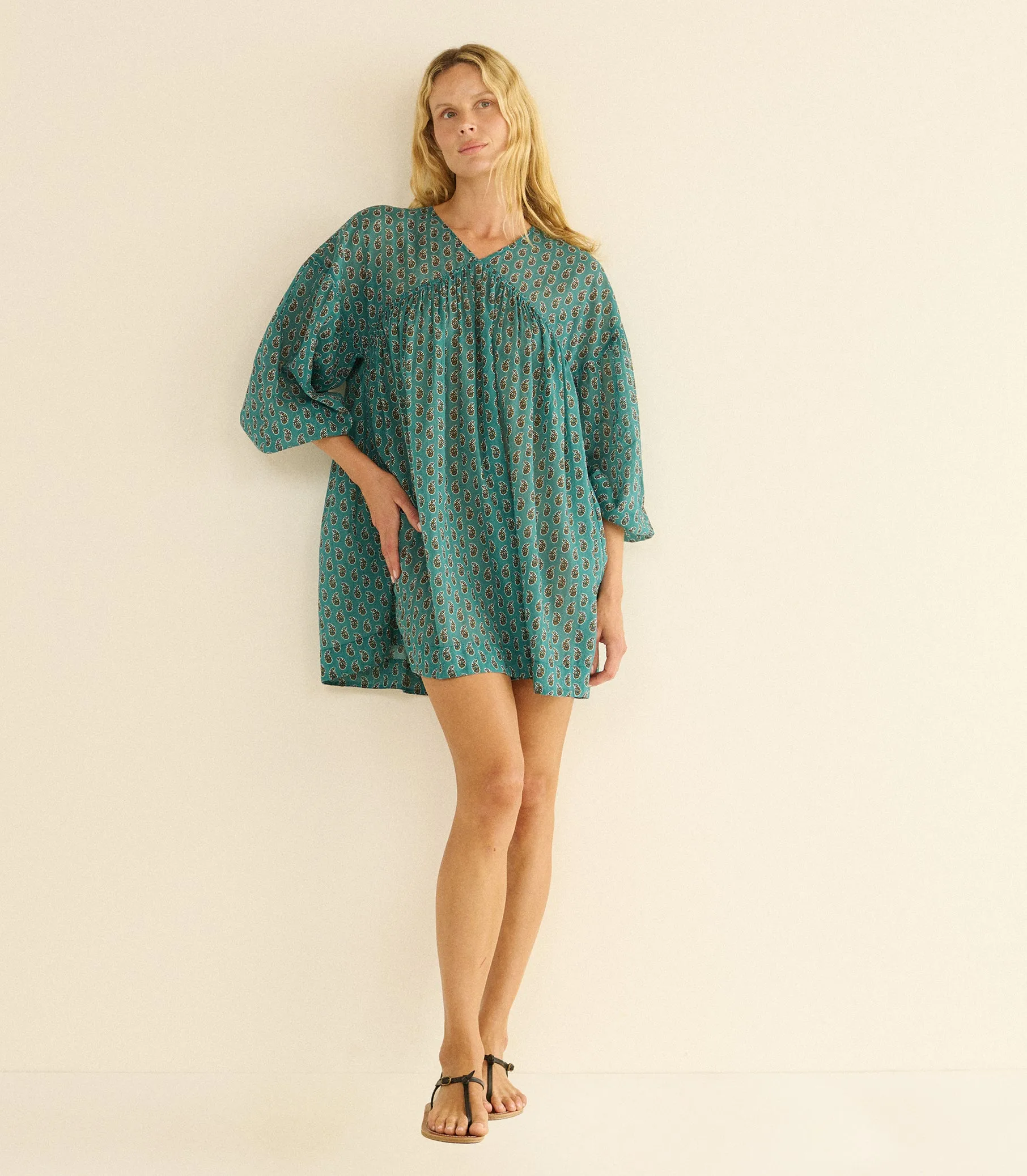 JUNIPER TUNIC -- ALBA PAISLEY sold by Doen product image thumbnail 2