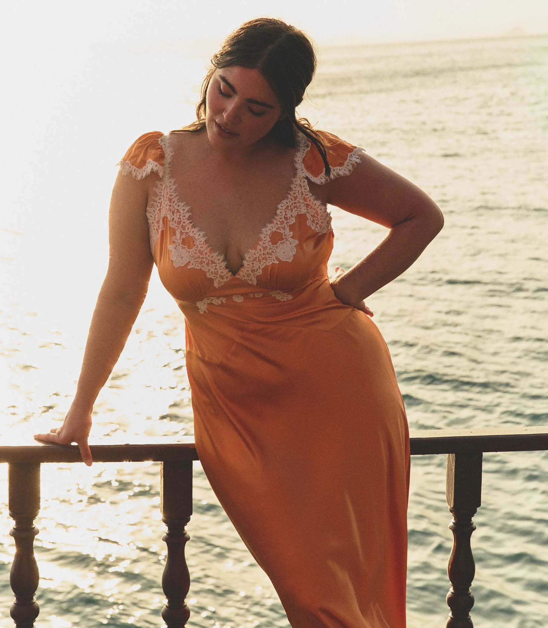 FIONA DRESS -- TANGERINE sold by Doen product image thumbnail 2