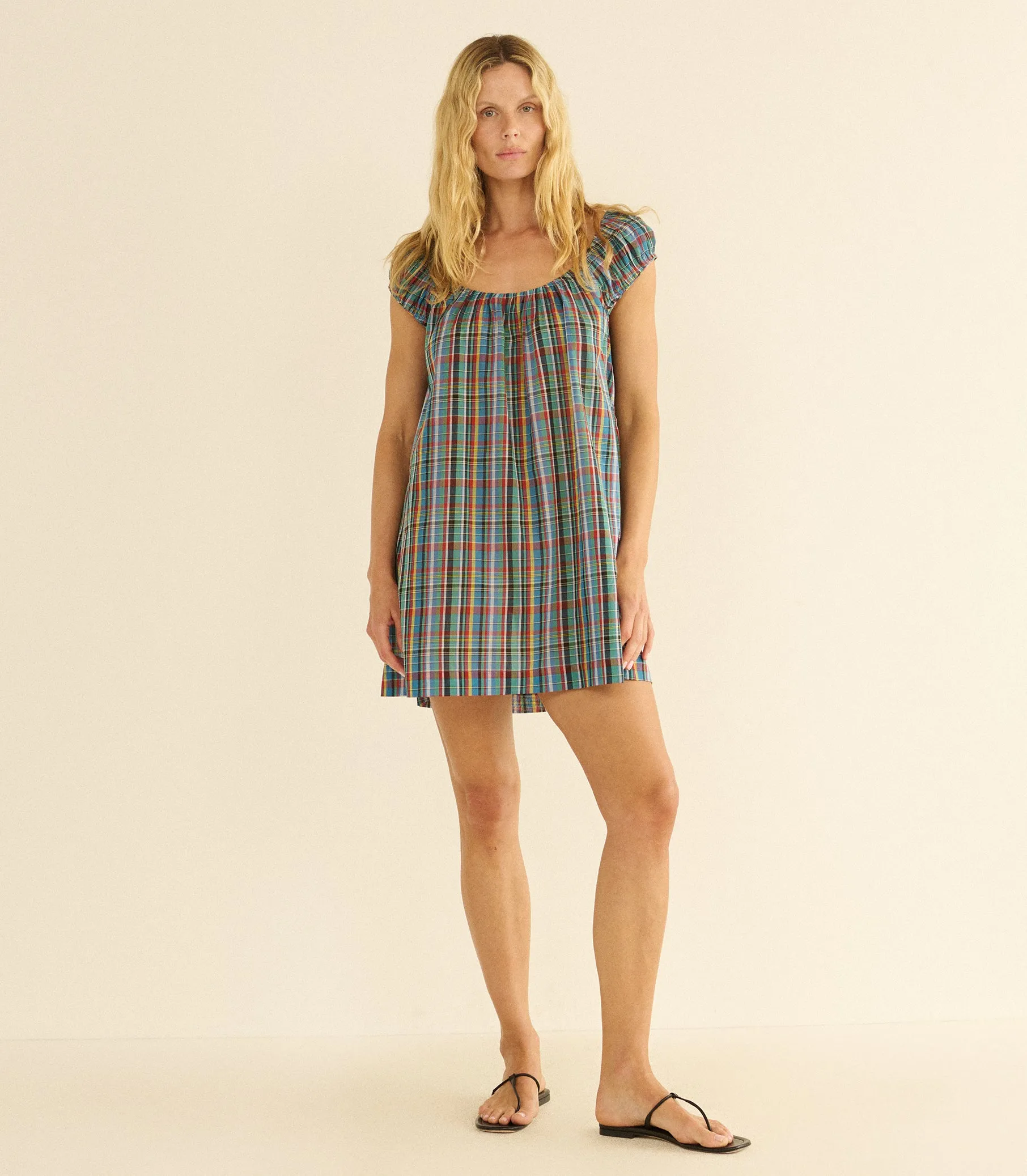 FAYE DRESS -- ALDERBROOK PLAID sold by Doen product image thumbnail 2