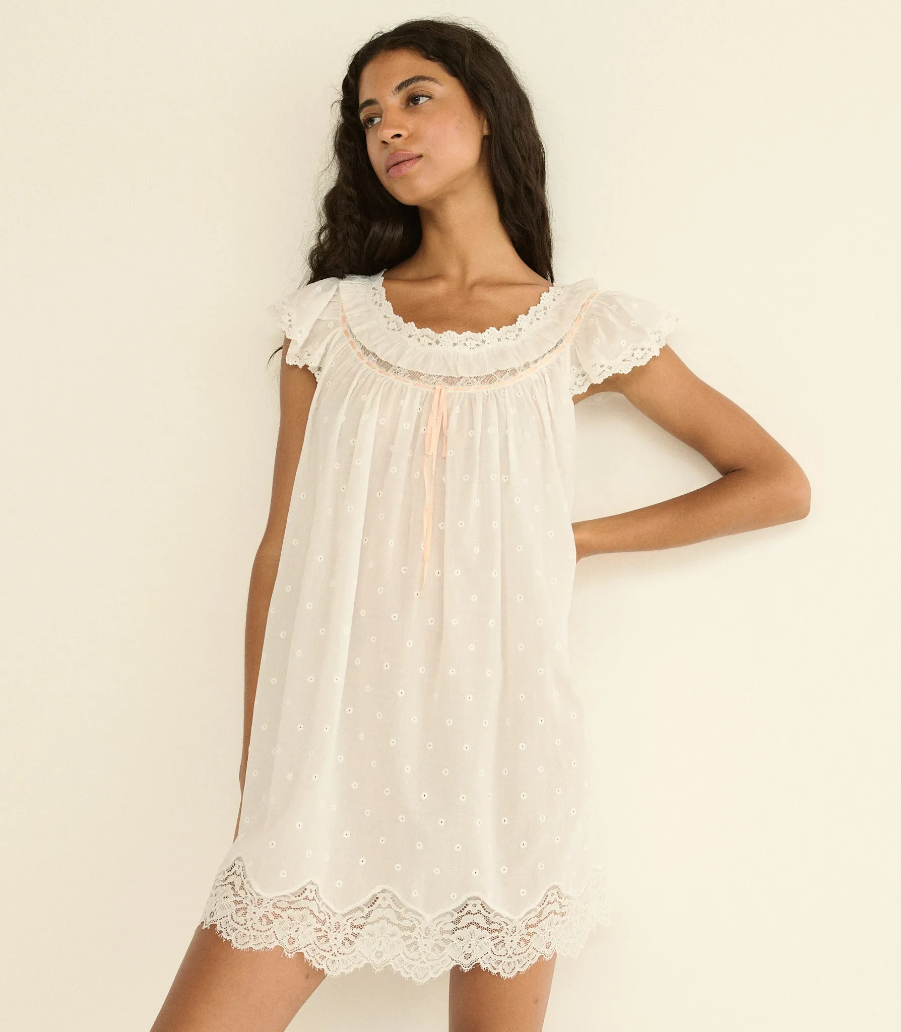 AMORE NIGHTGOWN -- SALT sold by Doen