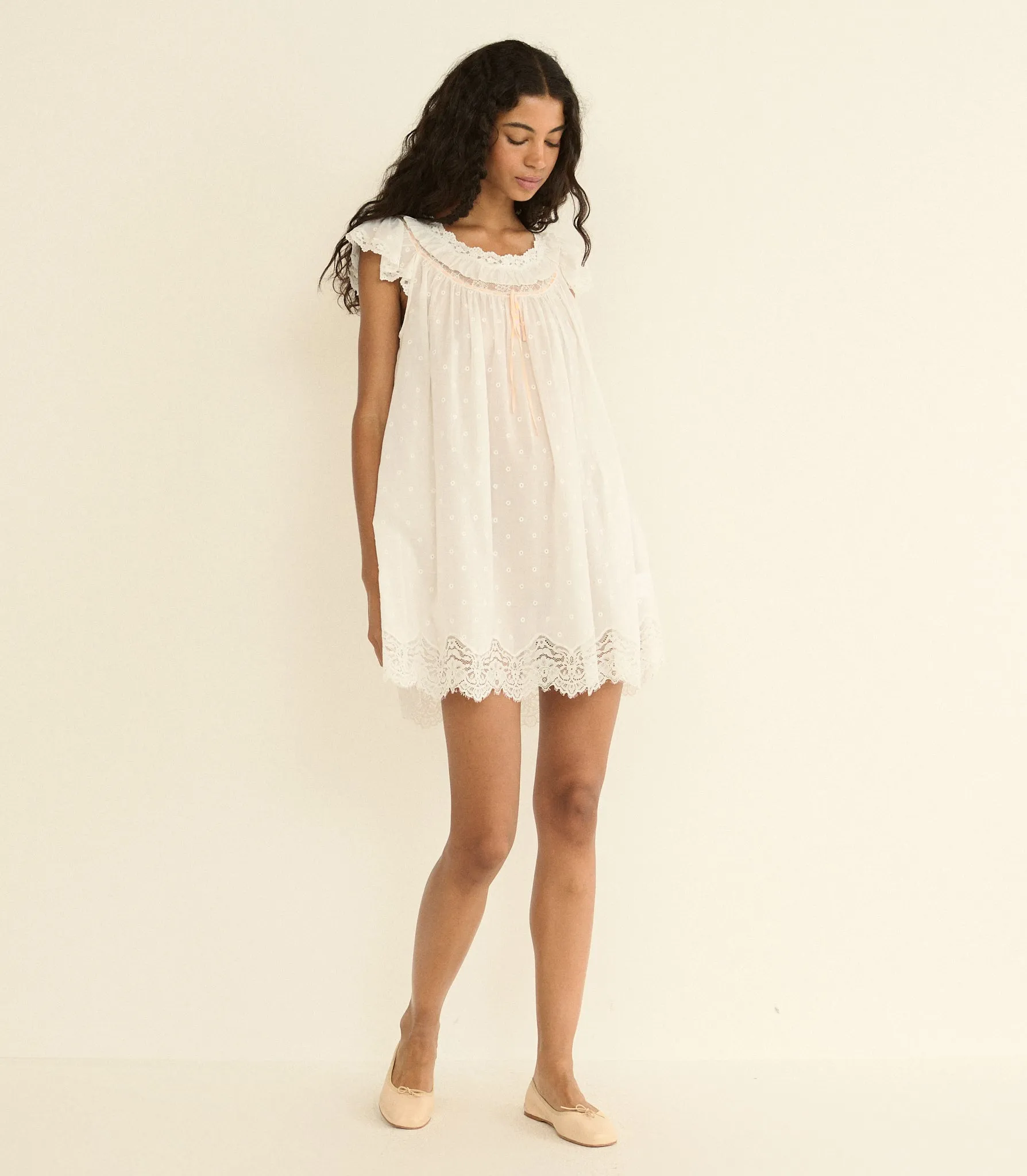 AMORE NIGHTGOWN -- SALT sold by Doen product image thumbnail 2