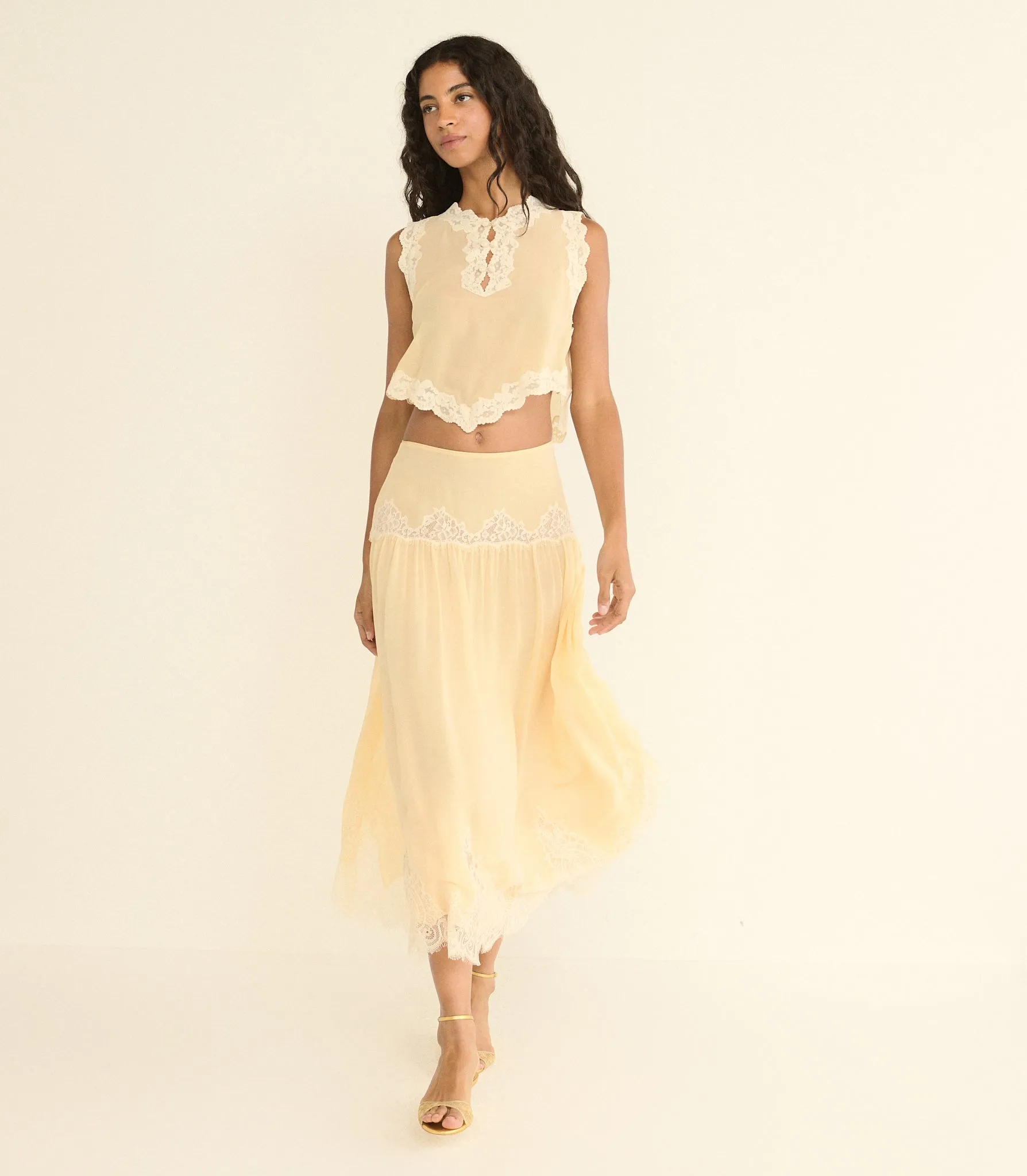 GIORGINE SKIRT -- SHELL sold by Doen product image thumbnail 2