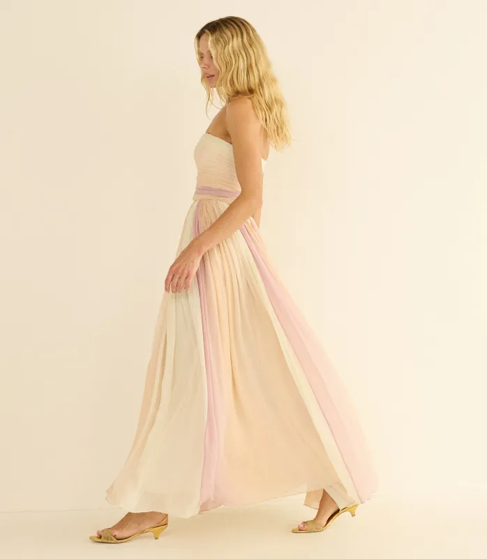 DIANTHUS DRESS -- TOURMALINE OMBRE made by Doen