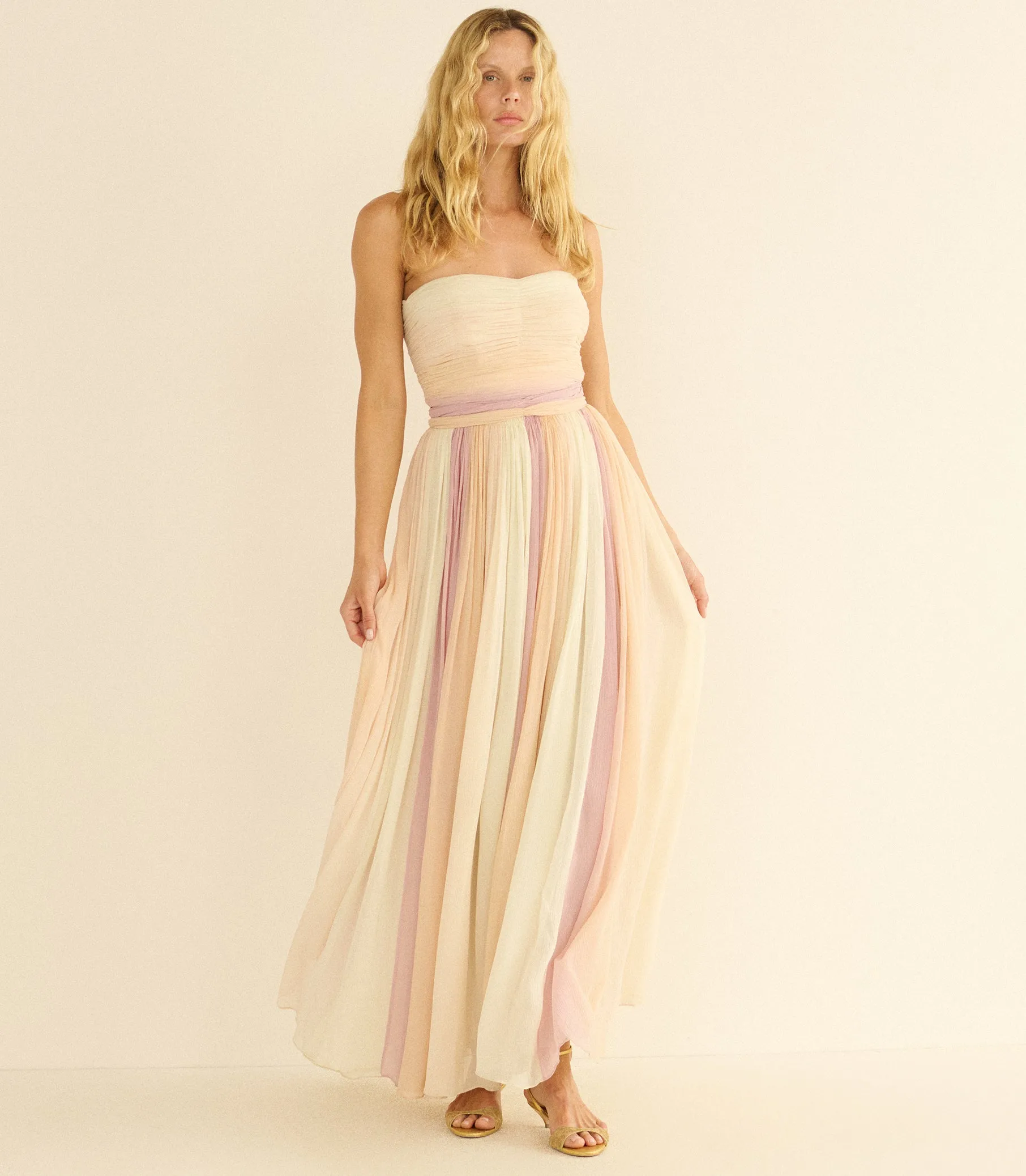 DIANTHUS DRESS -- TOURMALINE OMBRE sold by Doen product image thumbnail 3