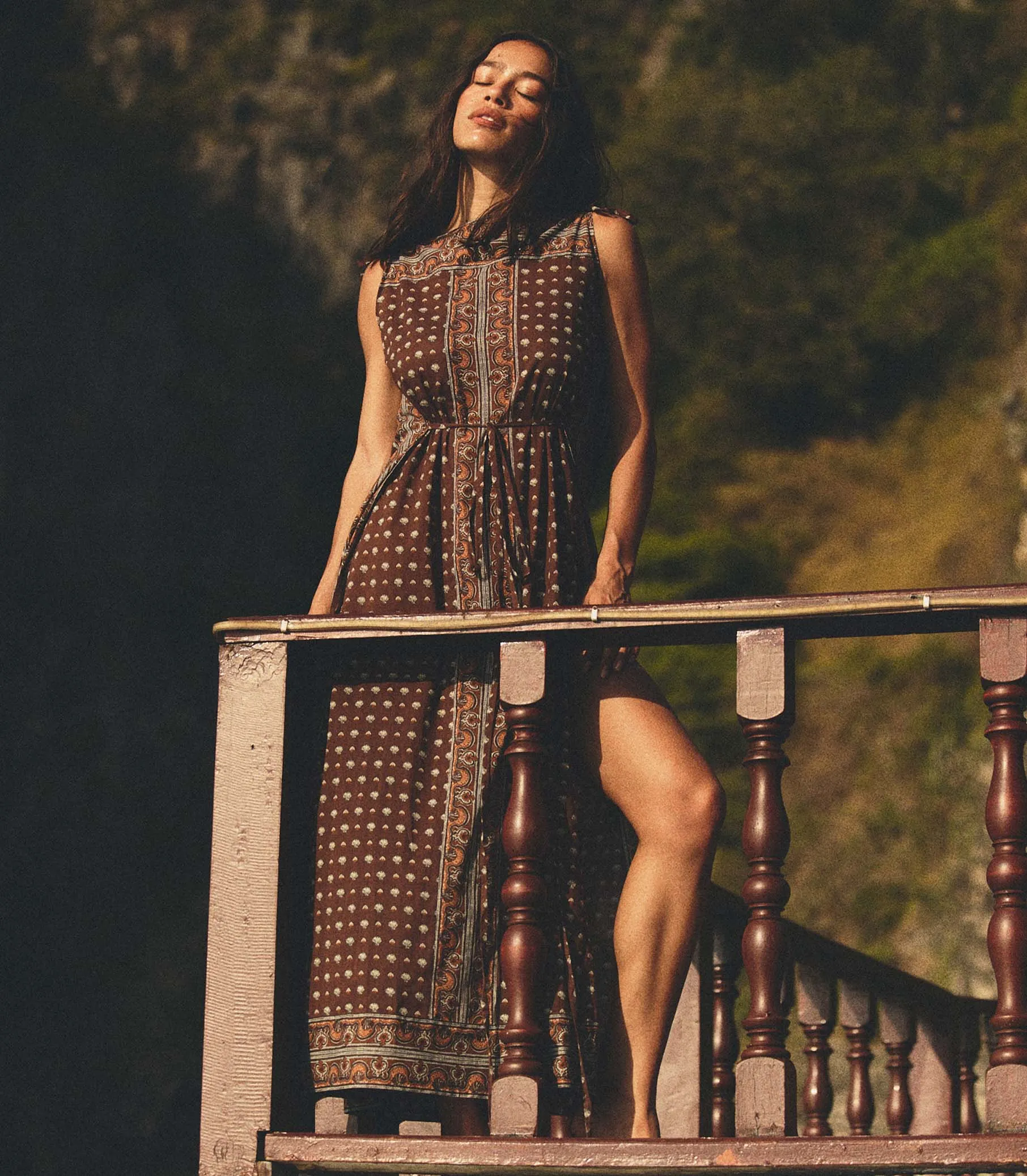 AMARANTE DRESS -- TERRE FOULARD DE LA MER sold by Doen