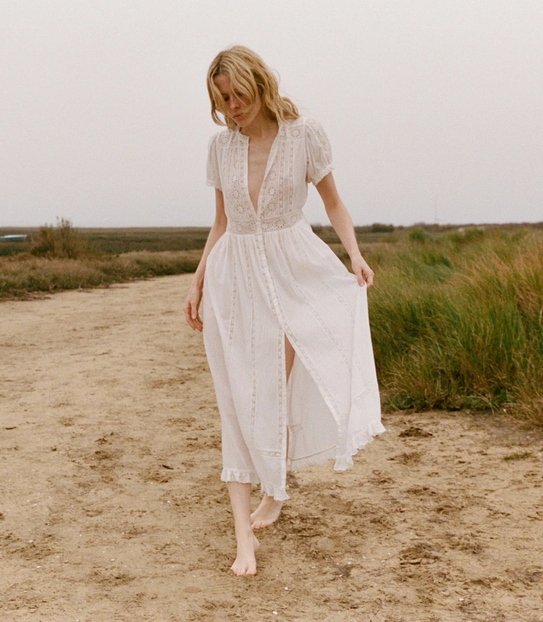 HMD -- WINDSOR DRESS -- SALT sold by Doen product image thumbnail 5