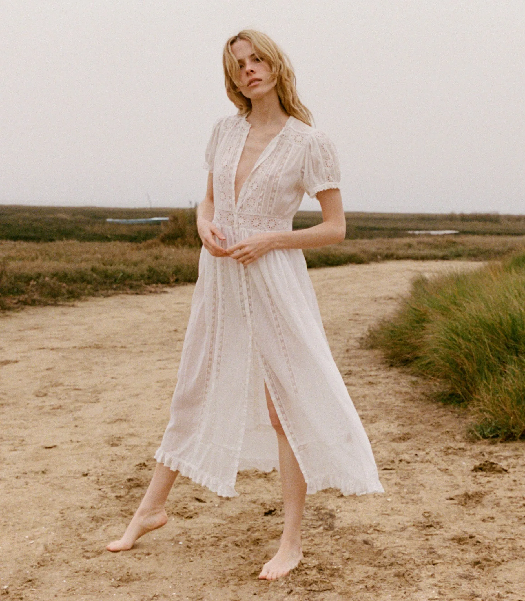HMD -- WINDSOR DRESS -- SALT sold by Doen product image thumbnail 2
