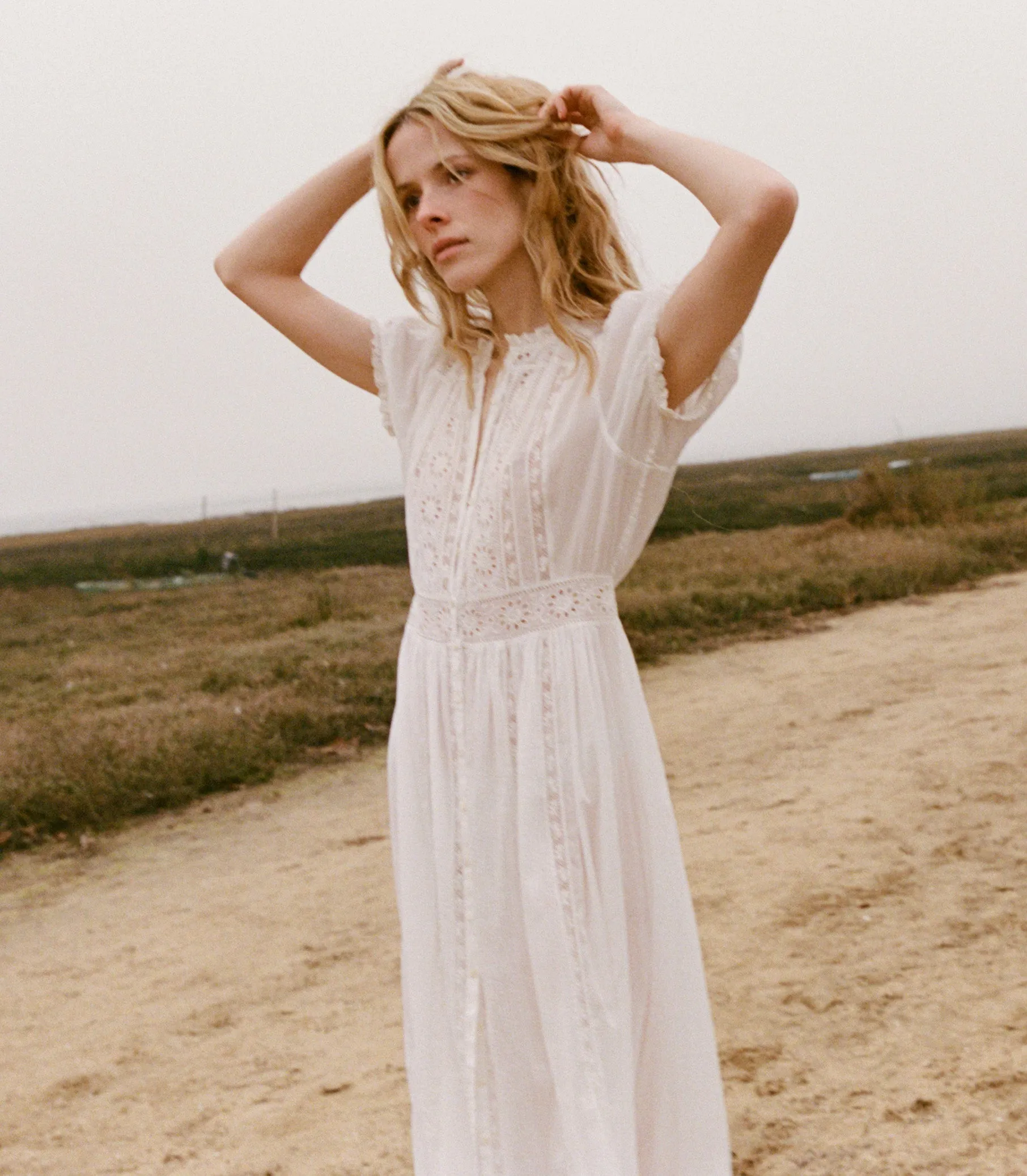 HMD -- WINDSOR DRESS -- SALT sold by Doen product image thumbnail 4