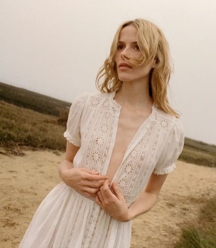 HMD -- WINDSOR DRESS -- SALT made by Doen