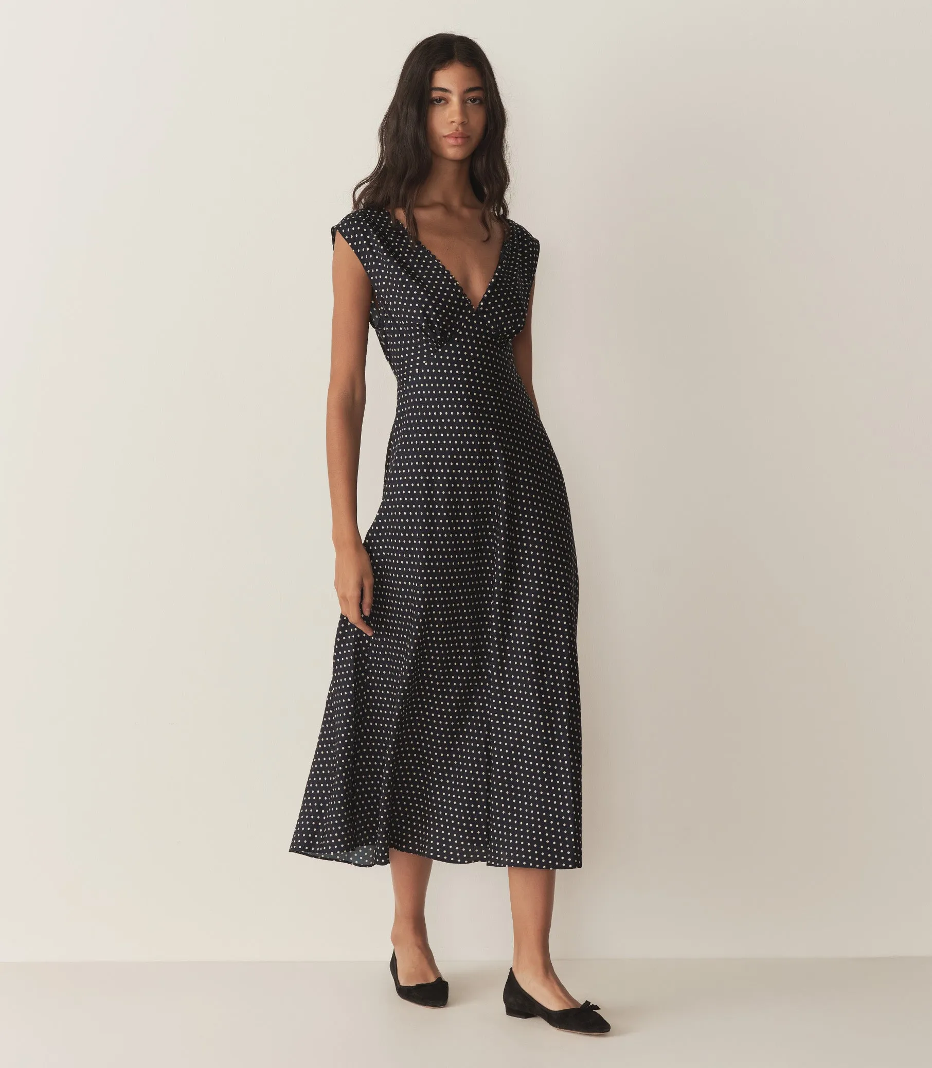 HMD -- TAHLIA DRESS -- HEPBURN DOT sold by Doen