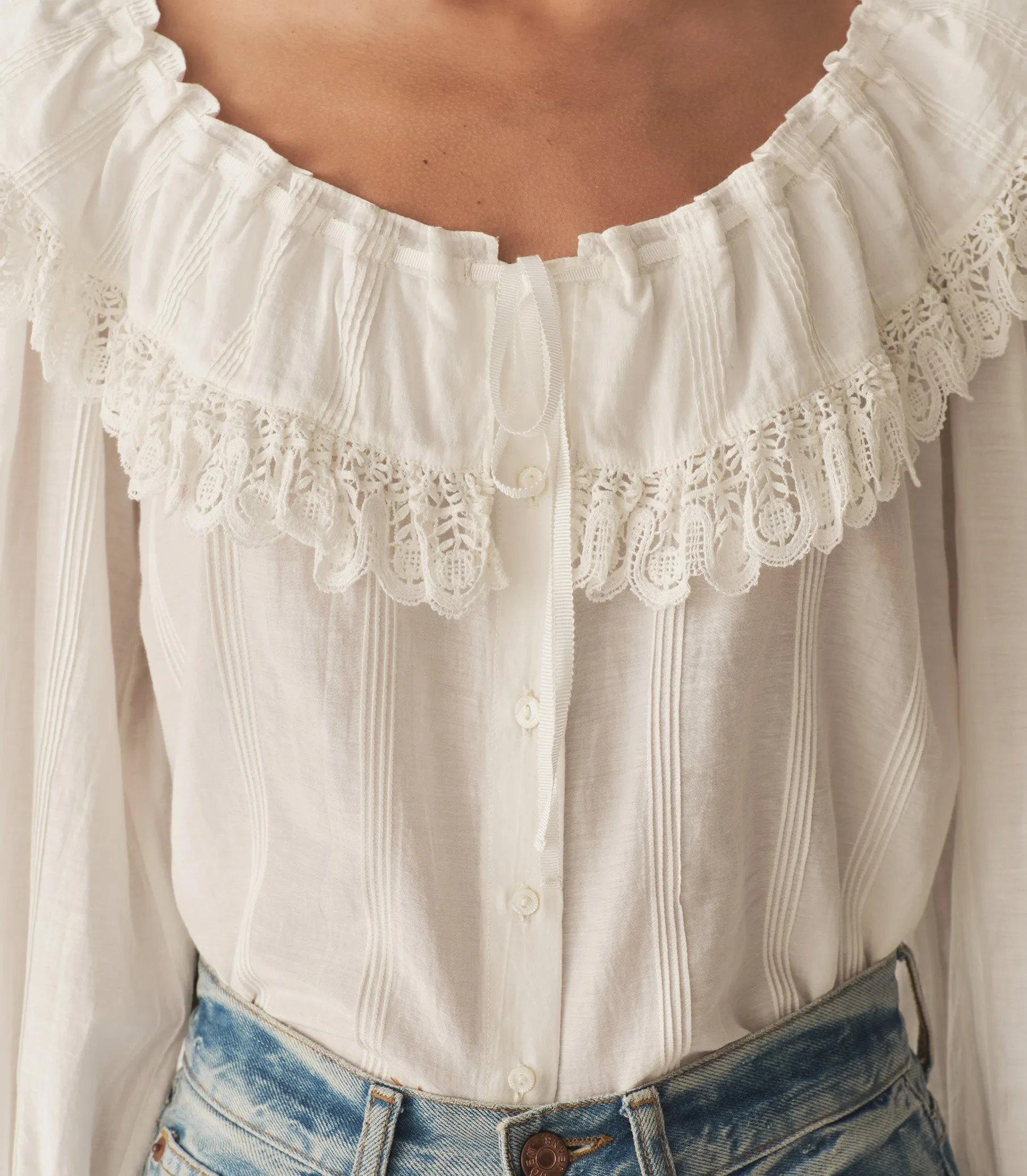 HMD -- SENETTE TOP -- SALT sold by Doen product image thumbnail 2