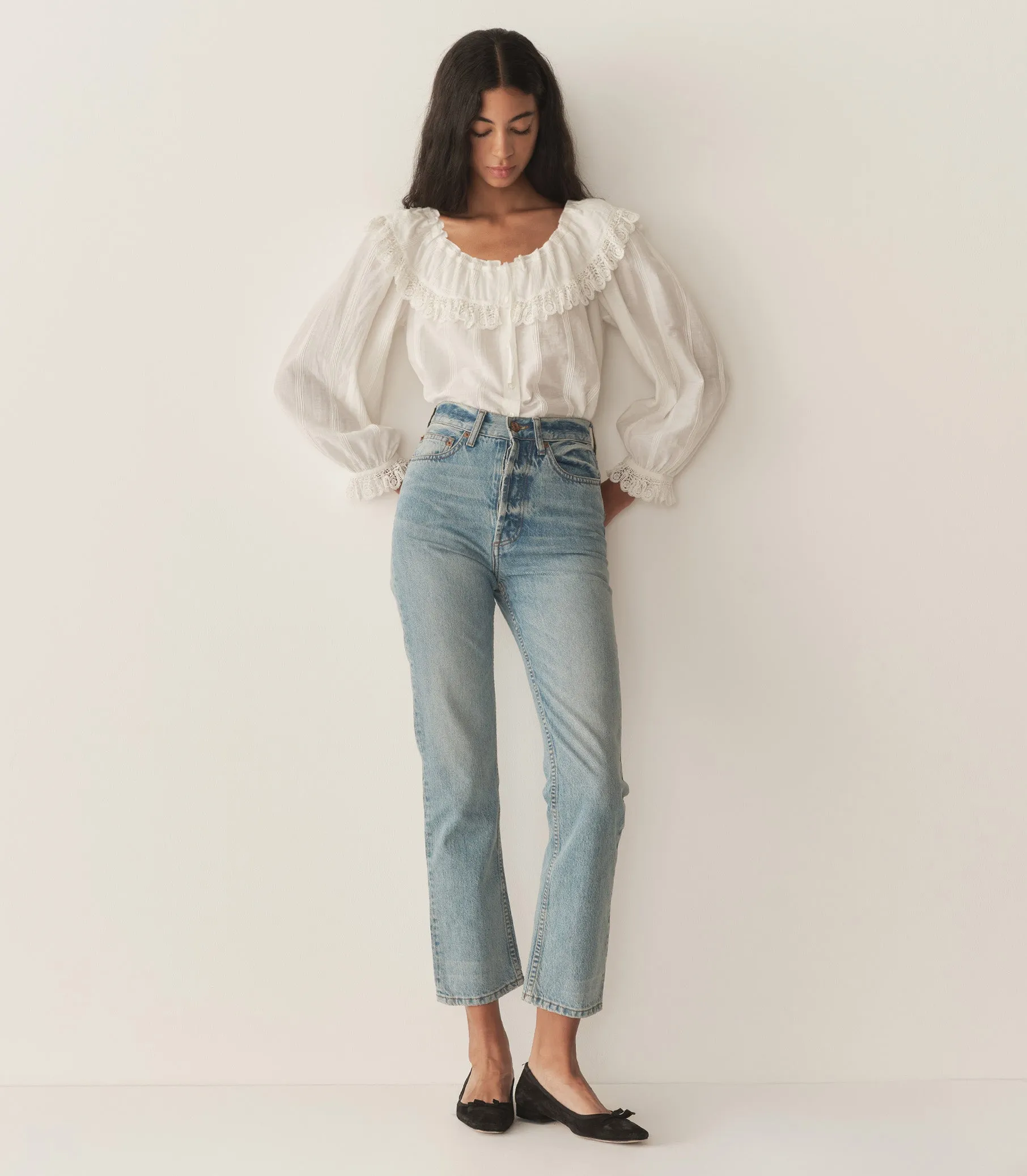 HMD -- SENETTE TOP -- SALT sold by Doen product image thumbnail 3