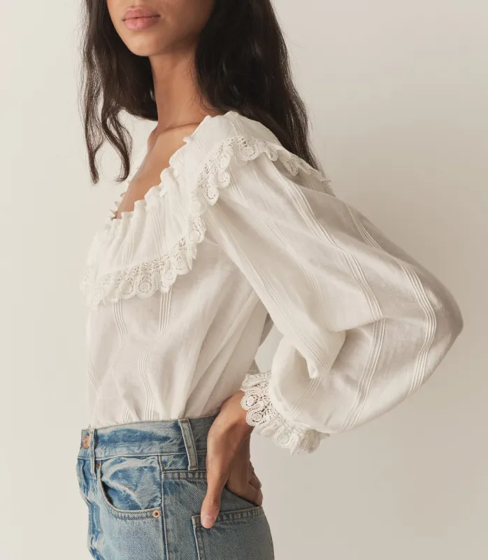 HMD -- SENETTE TOP -- SALT made by Doen