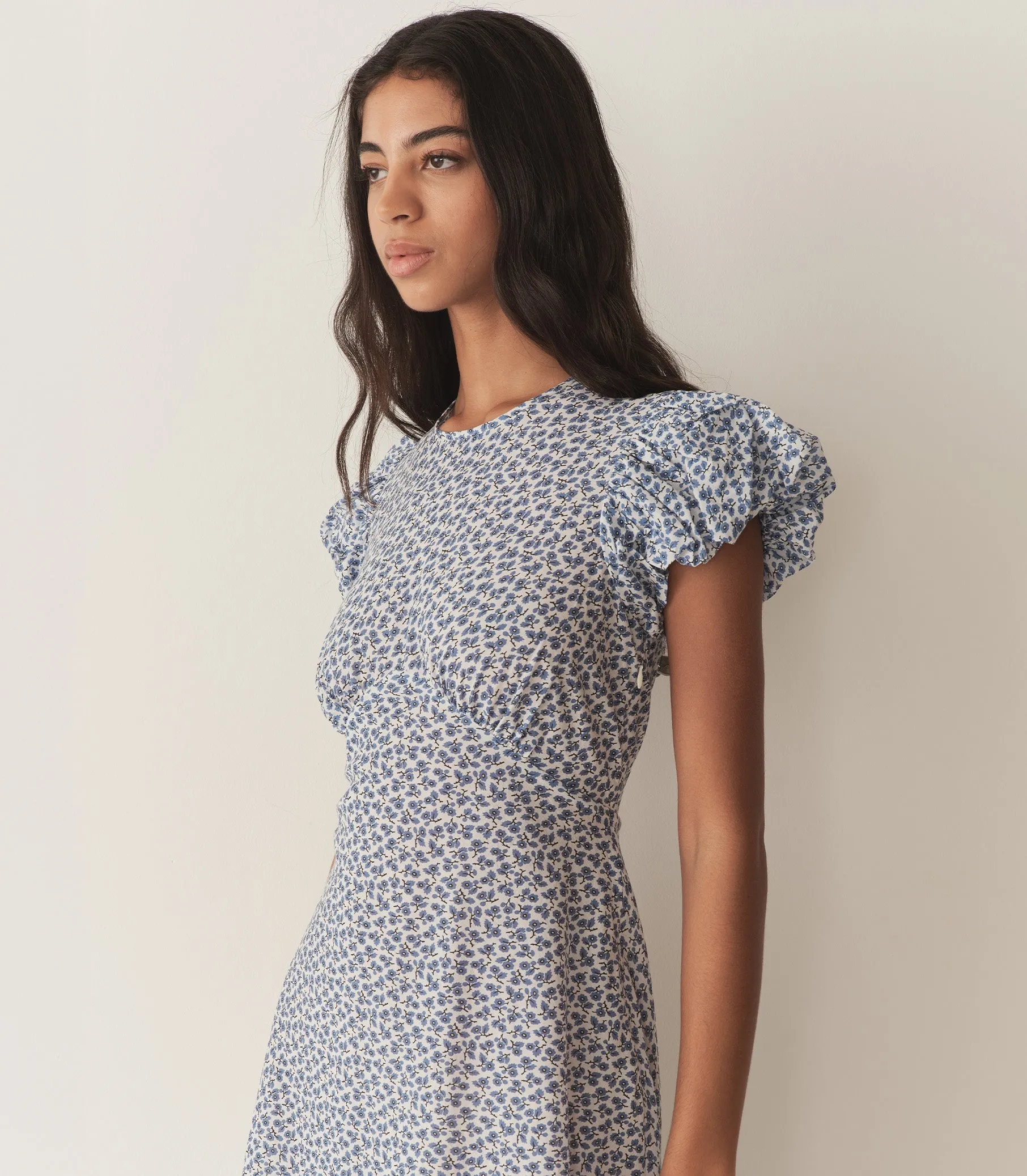 HMD -- ROMINA DRESS -- CORNFLOWER HILLSIDE BLOOM sold by Doen product image thumbnail 3