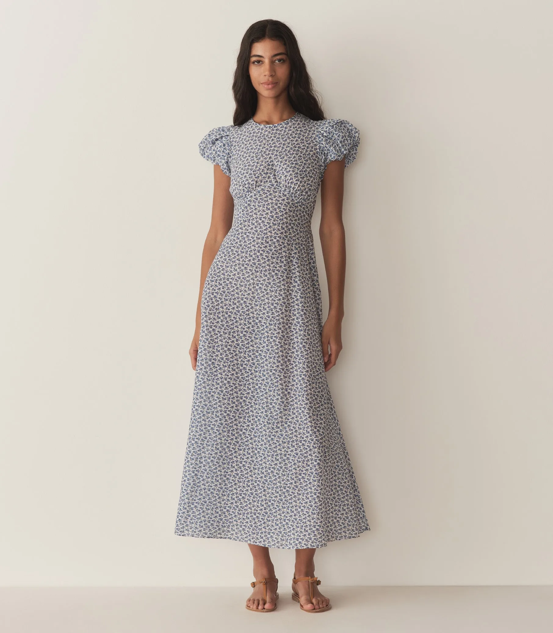 HMD -- ROMINA DRESS -- CORNFLOWER HILLSIDE BLOOM sold by Doen product image thumbnail 4