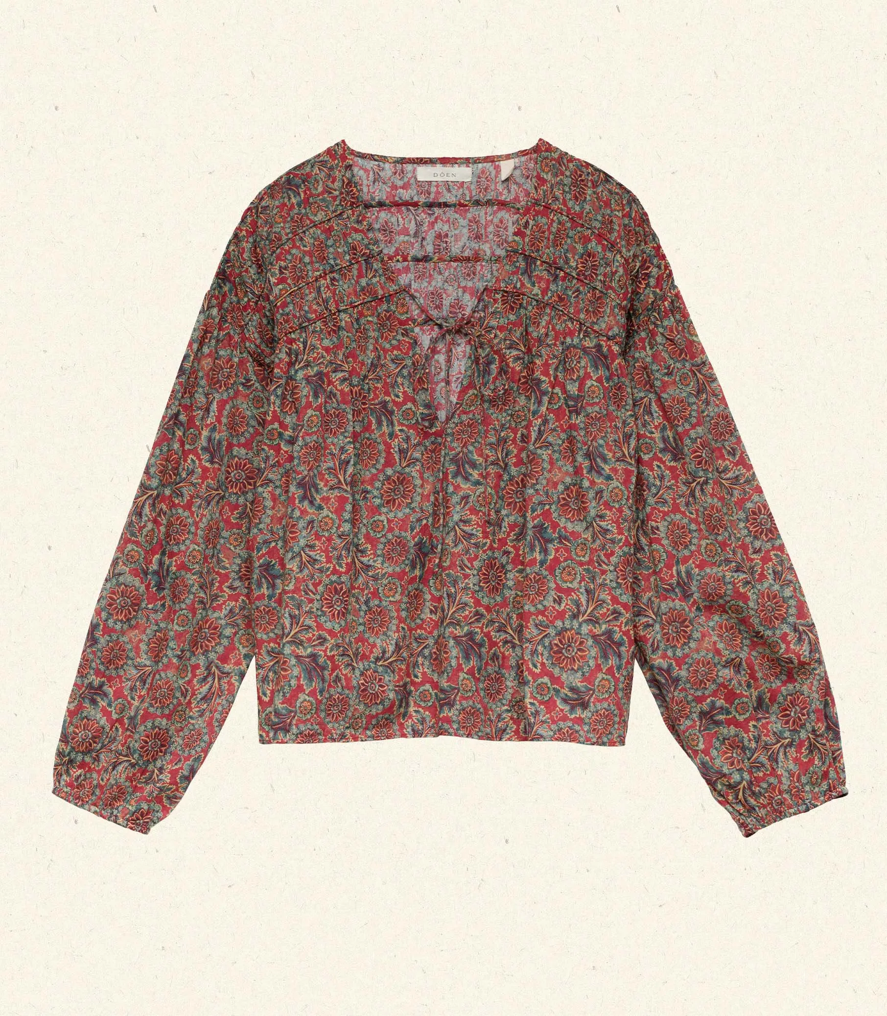 HMD -- RENELLE TOP -- L'ORANGE SOLEIL FLEURIT sold by Doen product image thumbnail 5