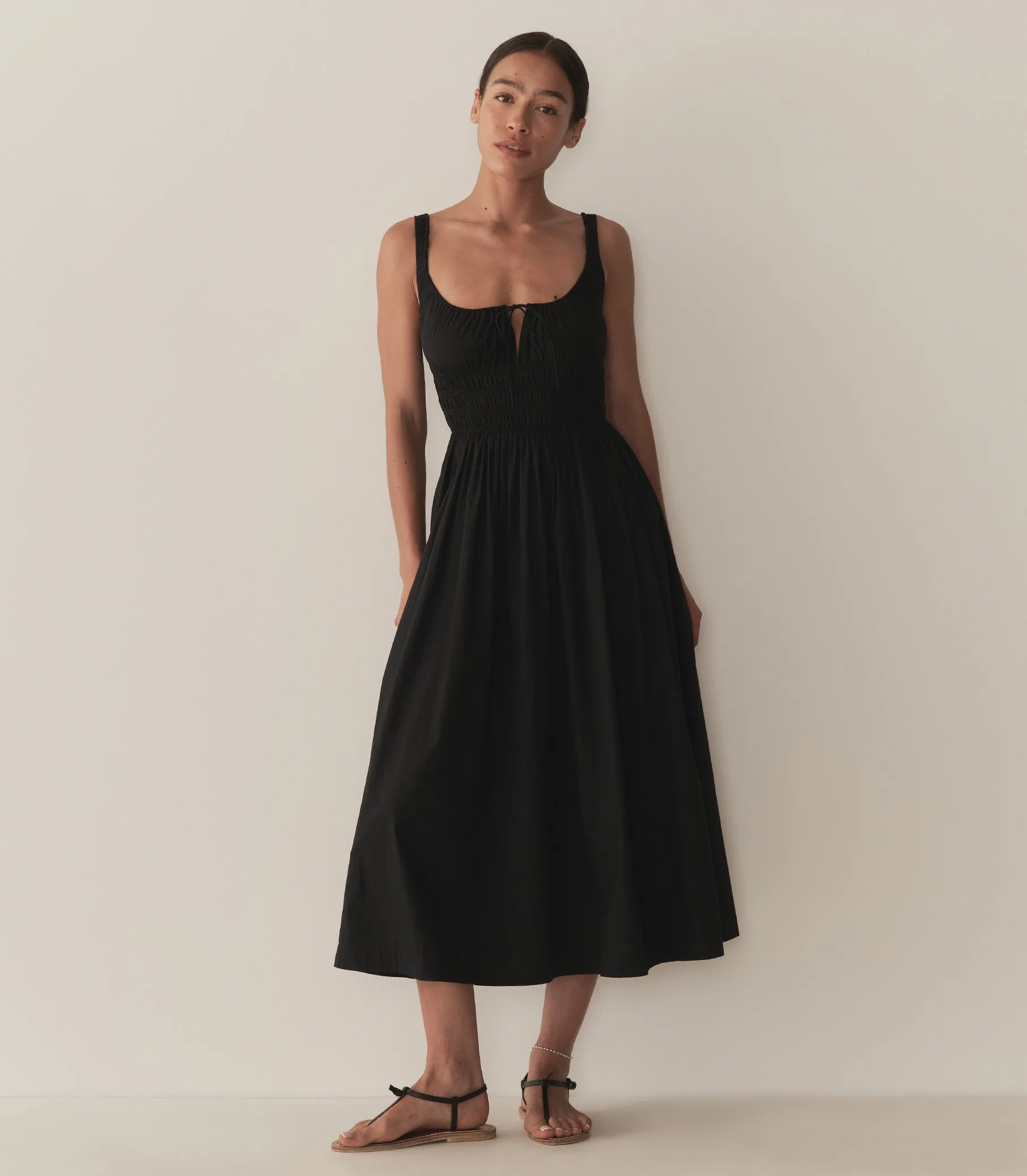 HMD -- QUILLA DRESS -- BLACK sold by Doen product image thumbnail 3