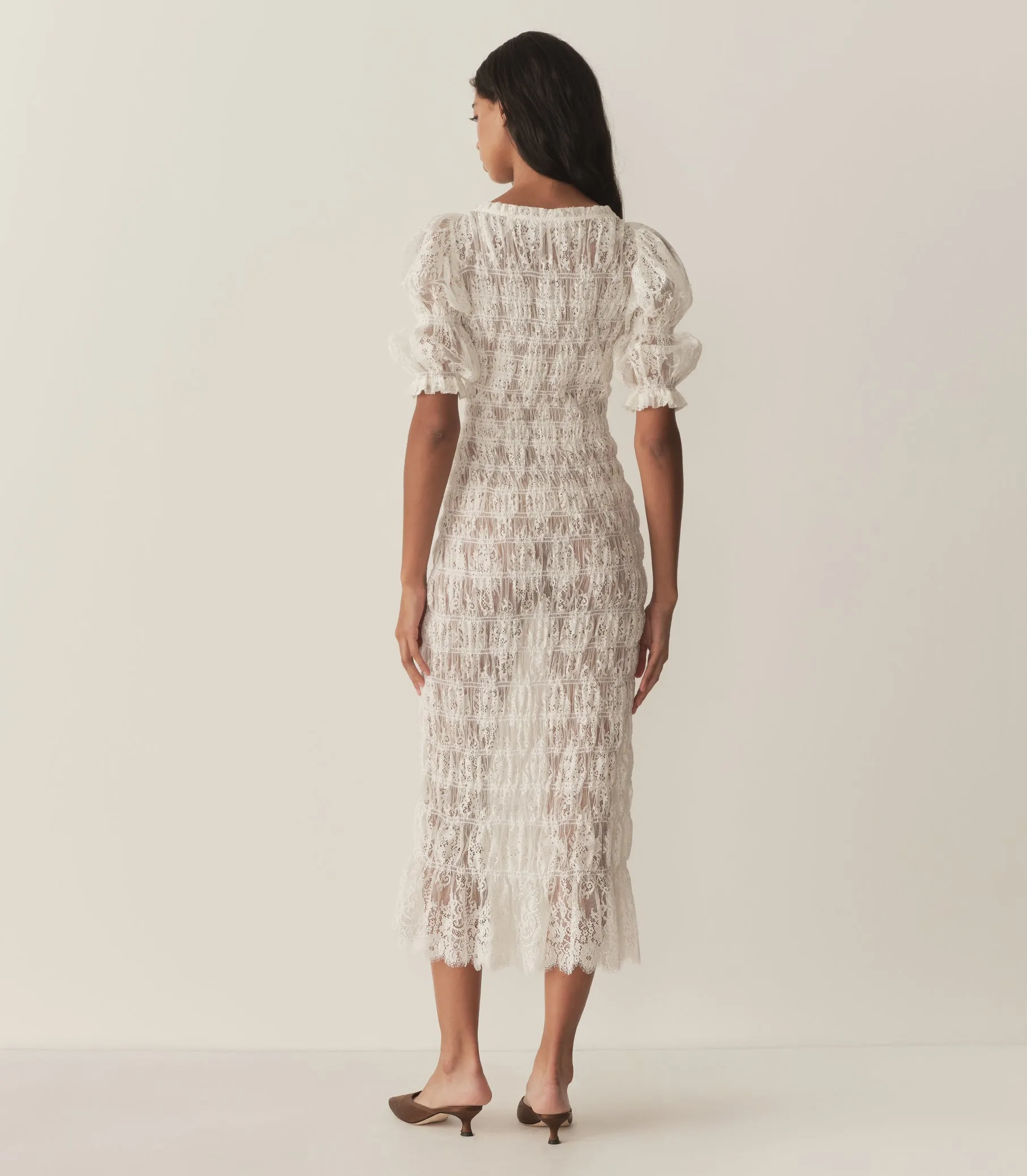 HMD -- RAQUELLA DRESS -- SALT LACE sold by Doen product image thumbnail 5