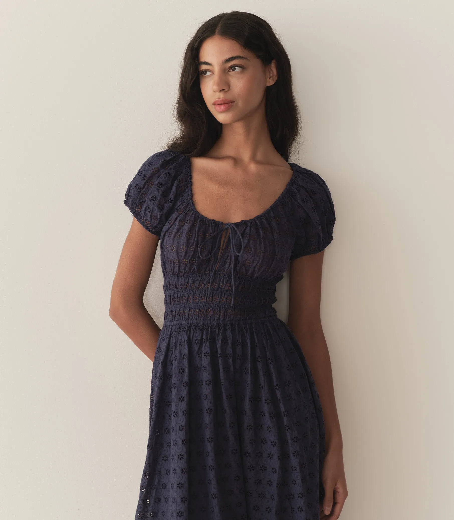HMD -- QUINN DRESS -- ADRIATIC EYELET sold by Doen product image thumbnail 2