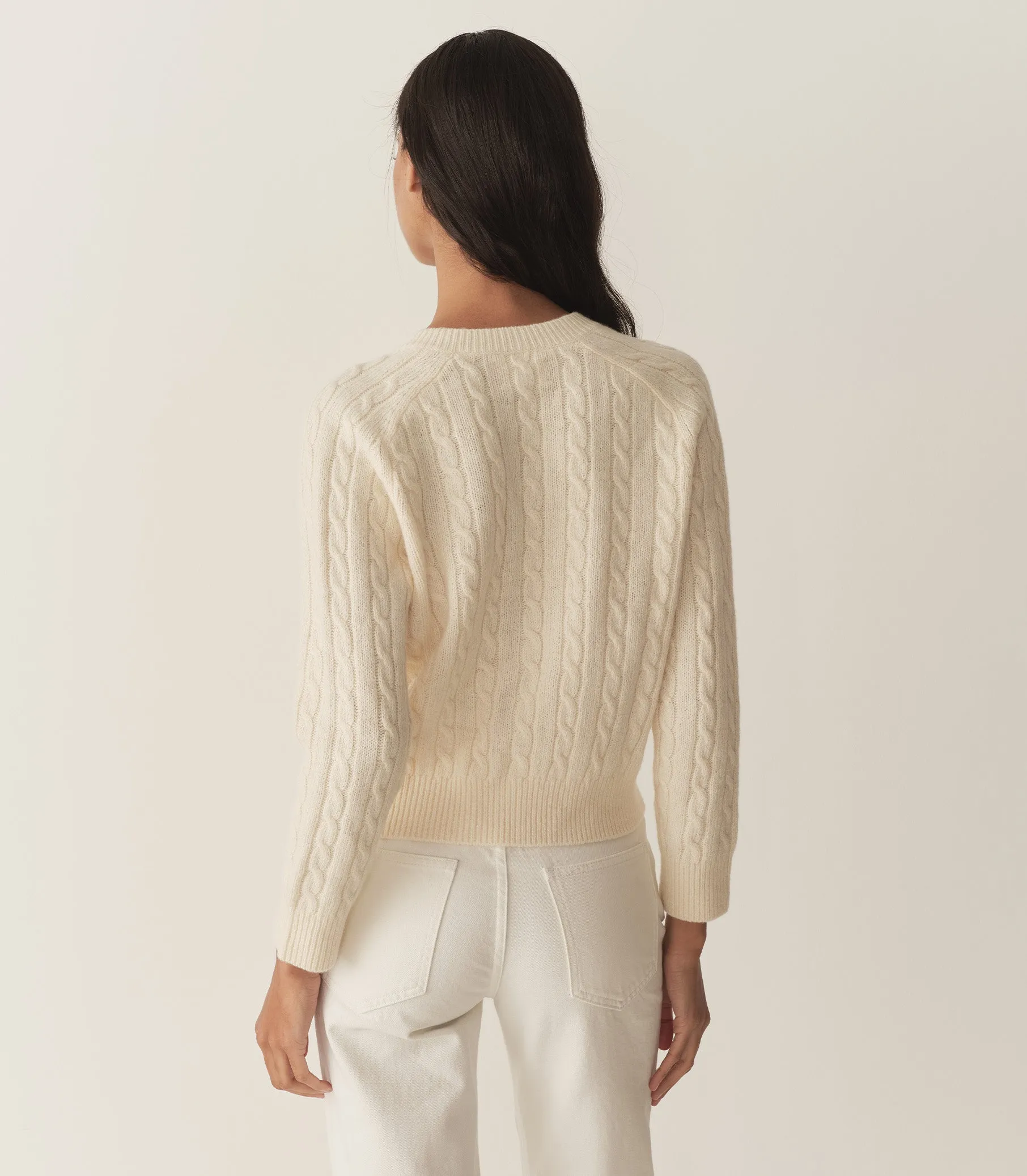 HMD -- PENROSE CARDIGAN -- SEA SALT sold by Doen product image thumbnail 4