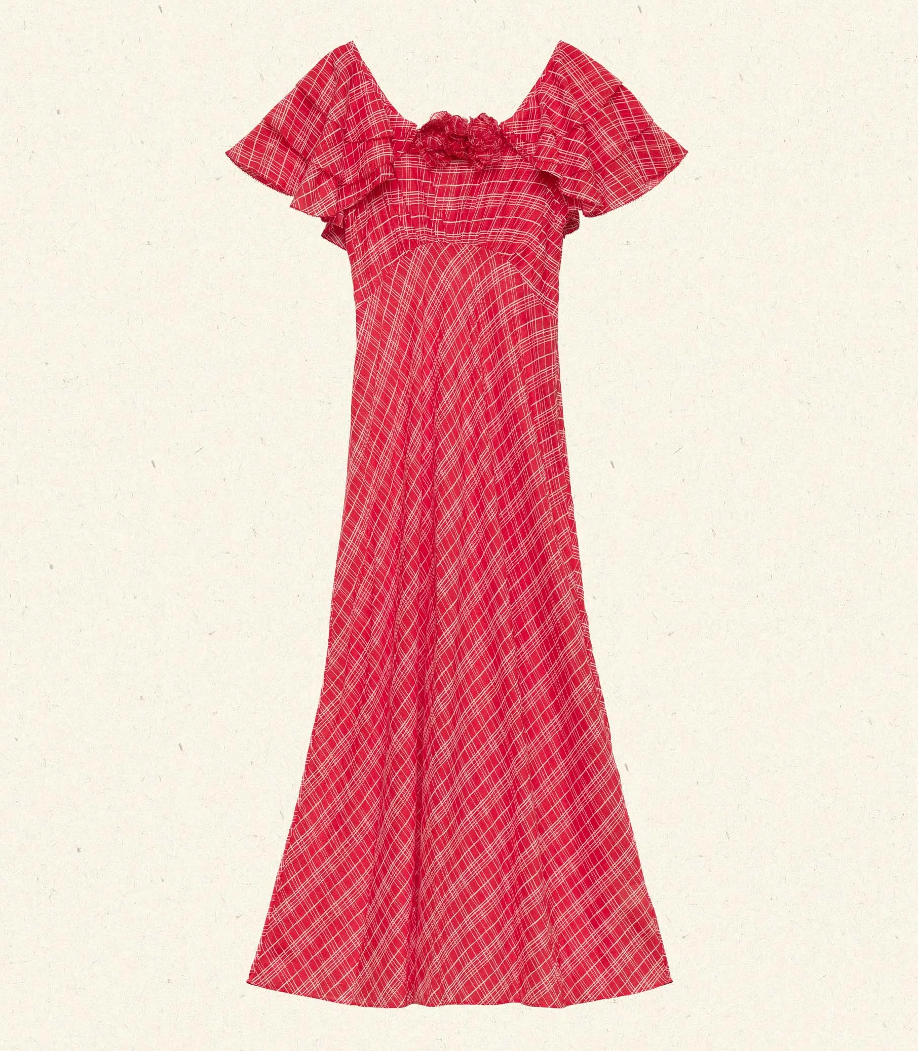 HMD -- NEVARA DRESS -- SYLVIE PLAID sold by Doen product image thumbnail 5