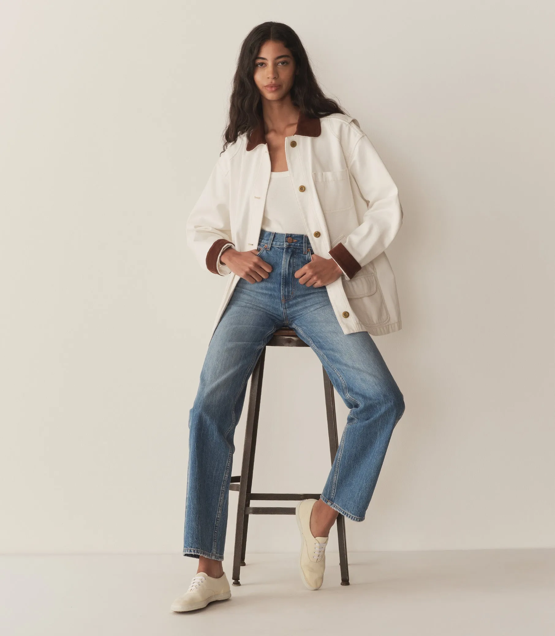 HMD -- PASCUAL JACKET -- SALT sold by Doen product image thumbnail 3