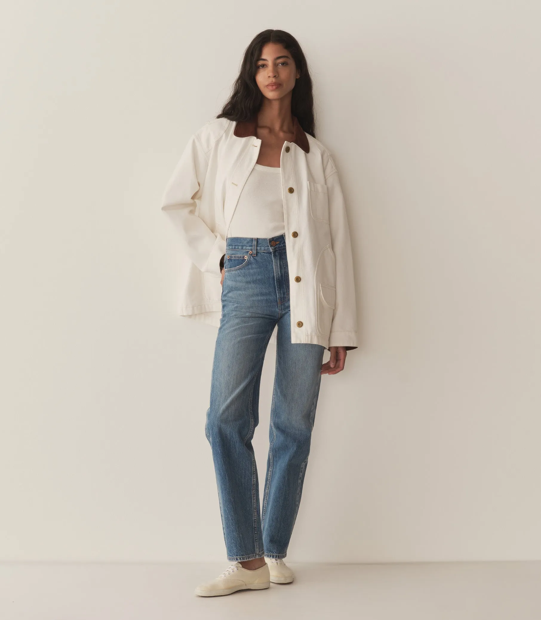 HMD -- PASCUAL JACKET -- SALT sold by Doen product image thumbnail 4