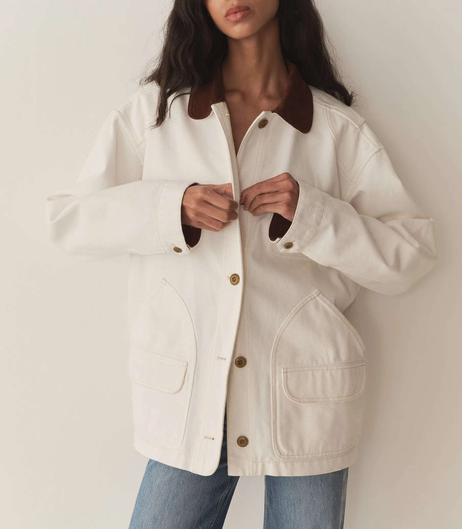 HMD -- PASCUAL JACKET -- SALT sold by Doen product image thumbnail 5