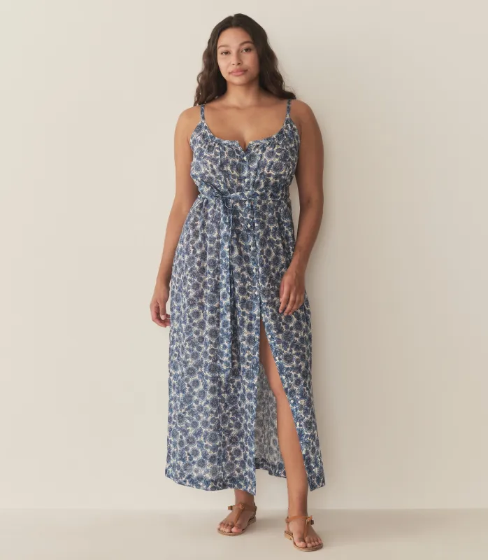 HMD -- NEVITA DRESS -- BLEU SOLEIL FLEURIT made by Doen