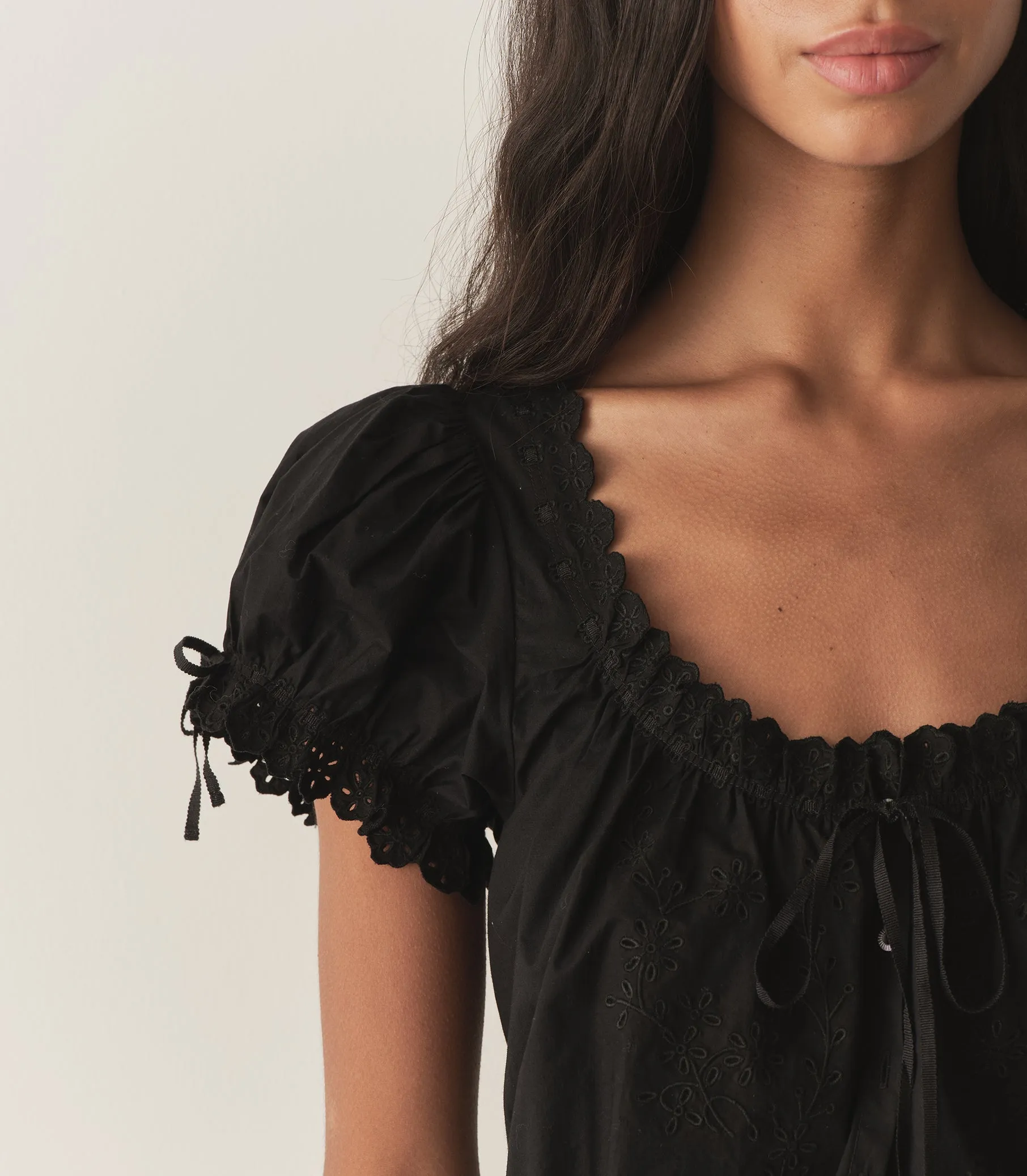 HMD -- NERA TOP -- BLACK sold by Doen product image thumbnail 3