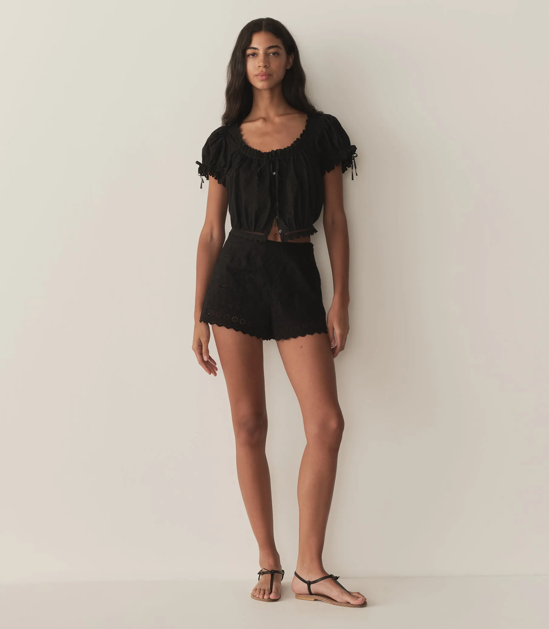 HMD -- NERA TOP -- BLACK sold by Doen product image thumbnail 4