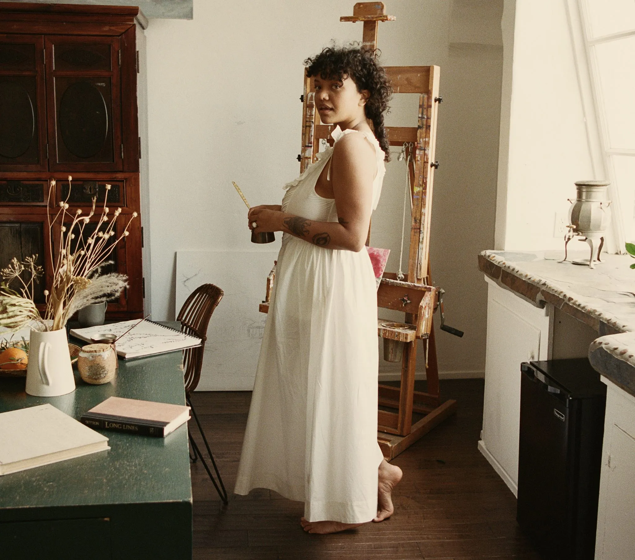 HMD -- MYRTILLE DRESS -- SALT sold by Doen product image thumbnail 2