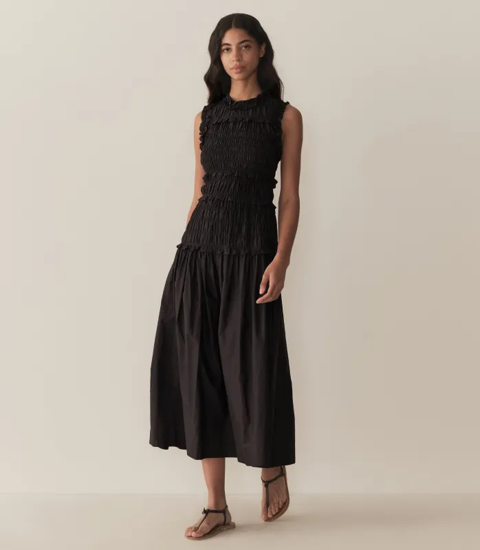 HMD -- MALLORY DRESS -- BLACK made by Doen