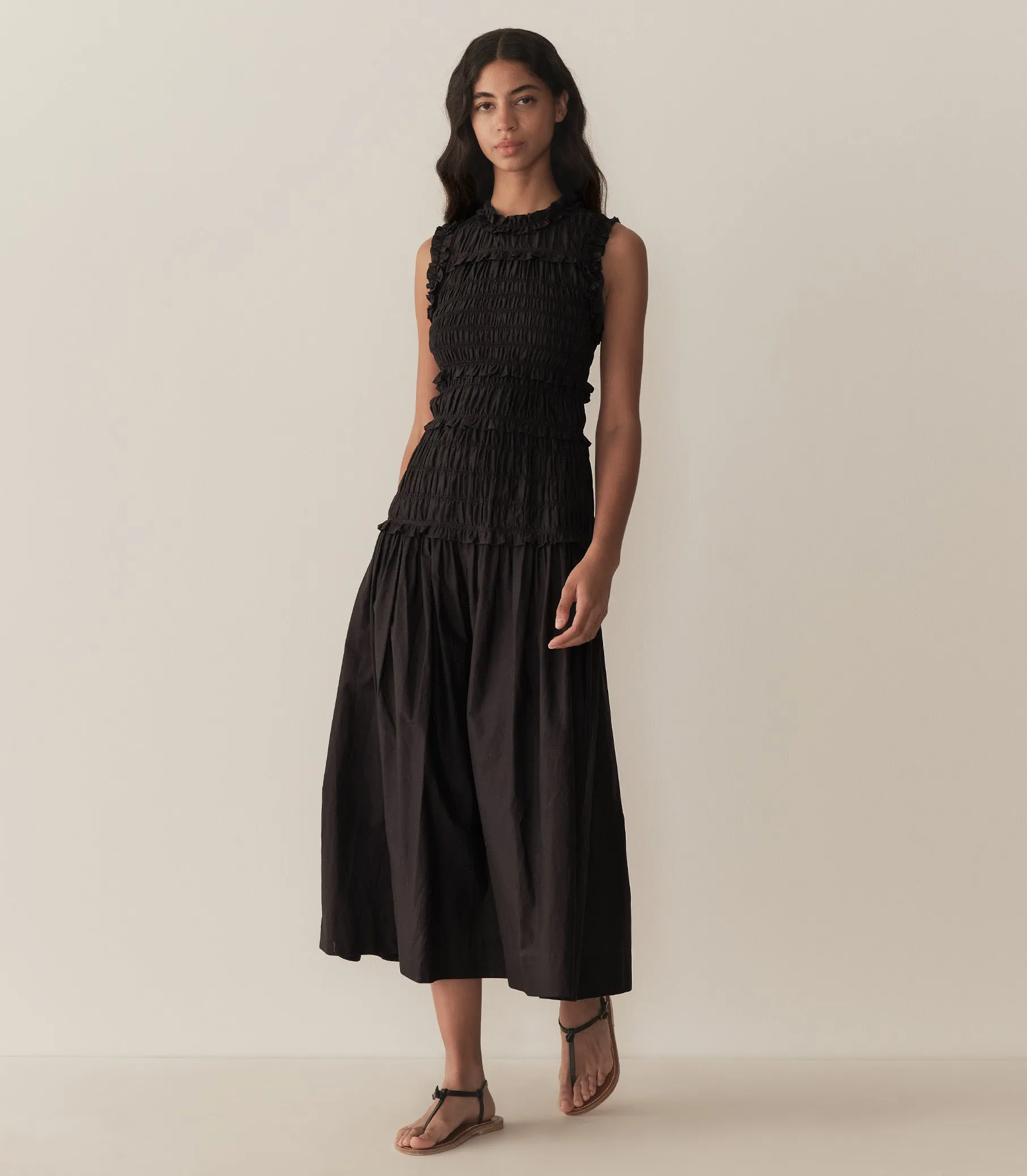 HMD -- MALLORY DRESS -- BLACK sold by Doen
