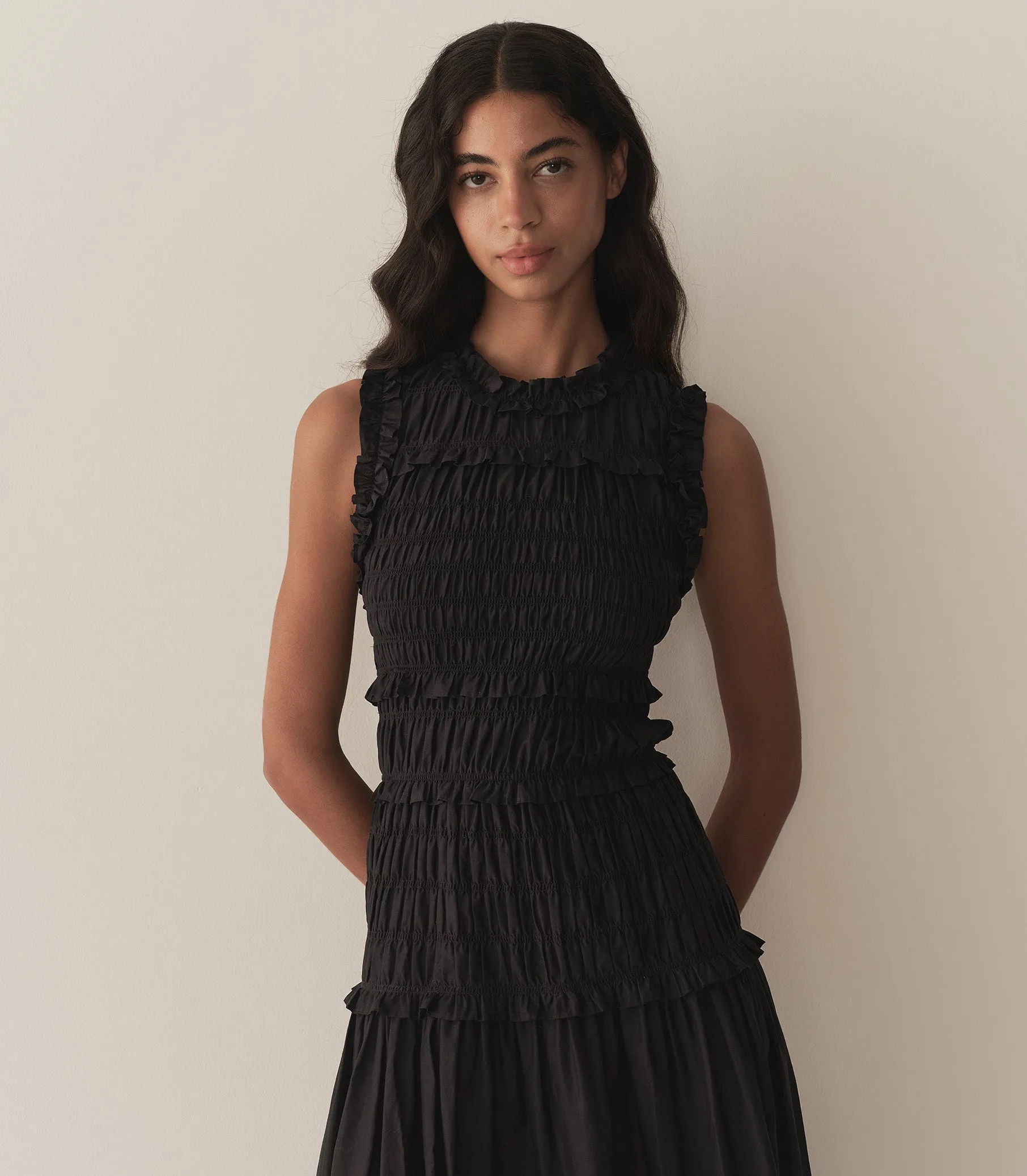 HMD -- MALLORY DRESS -- BLACK sold by Doen product image thumbnail 2
