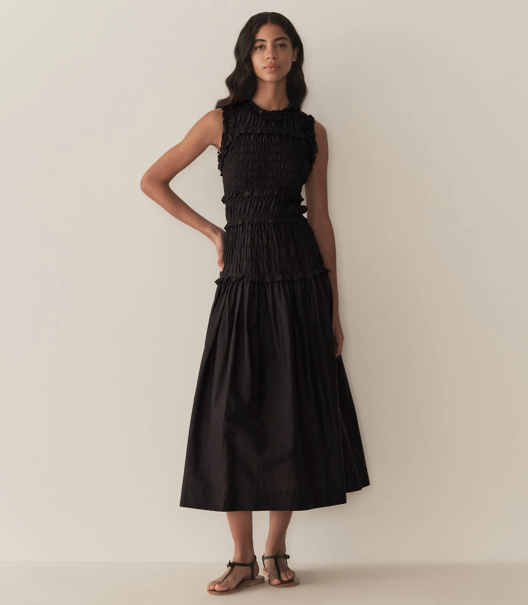 HMD -- MALLORY DRESS -- BLACK sold by Doen product image thumbnail 3